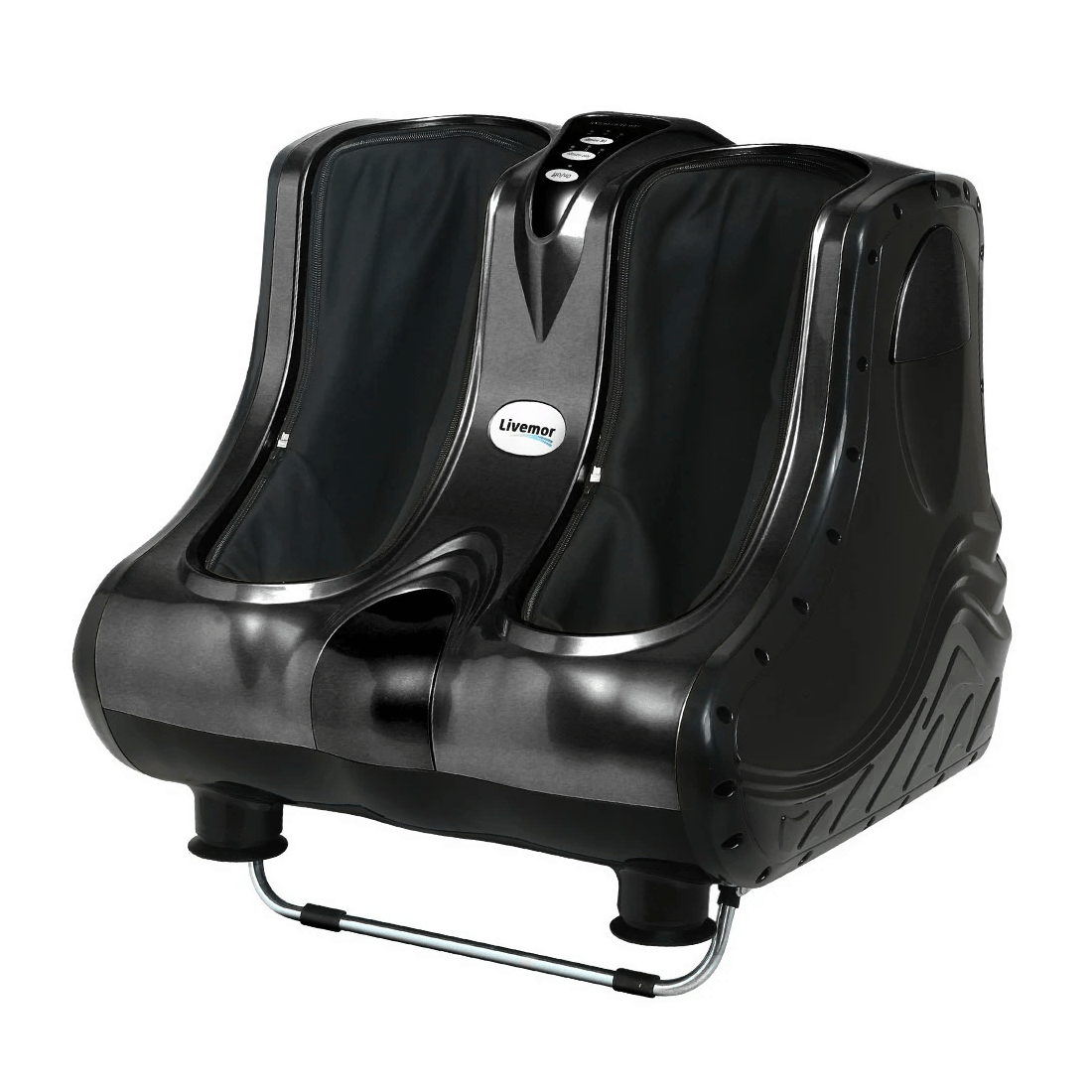 1 Livemor Foot Massager Massagers Shiatsu Electric Roller Ankle Calf Leg Kneading - Black, 1 of 7