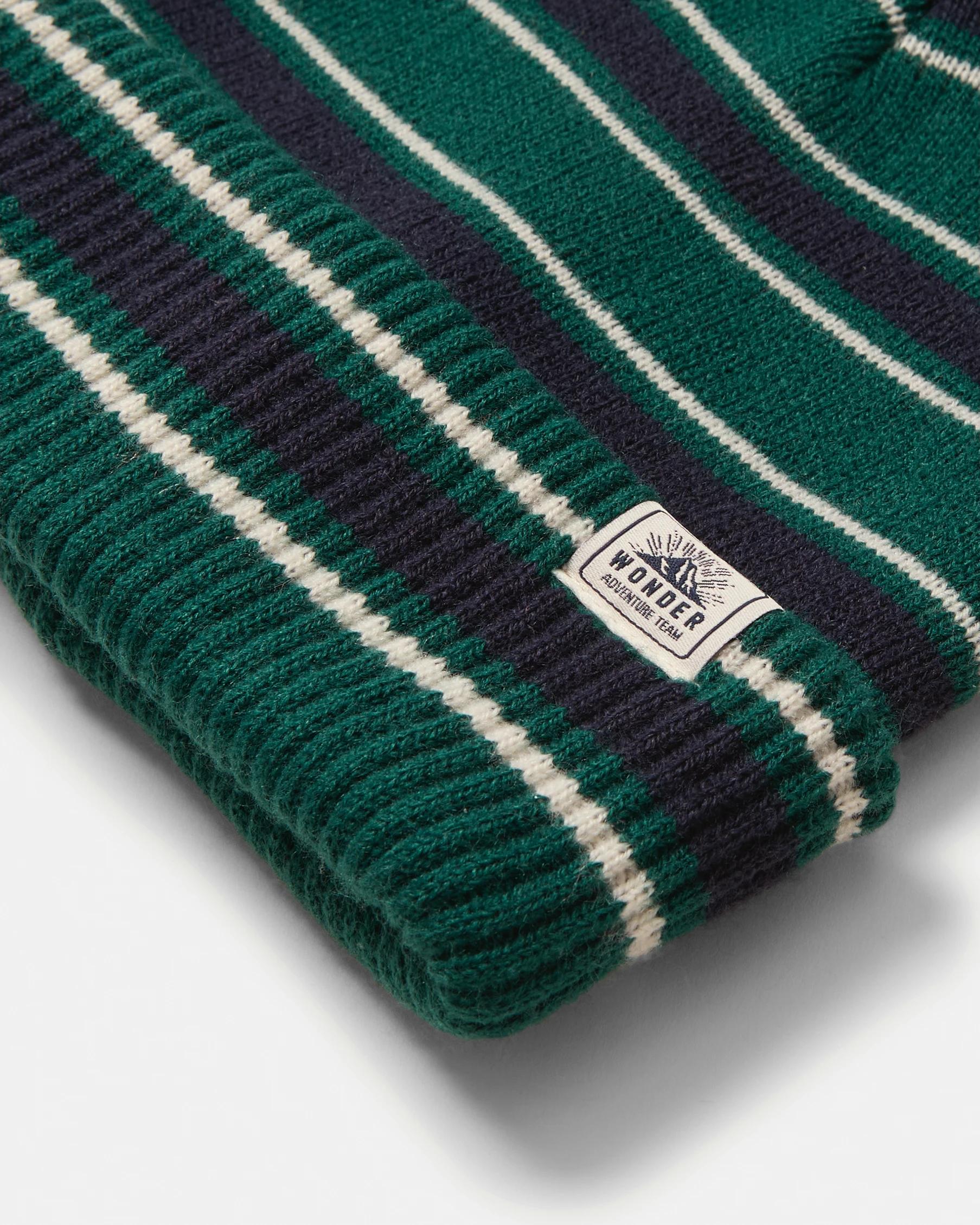 3 Beanie Grn Strp, 3 of 3