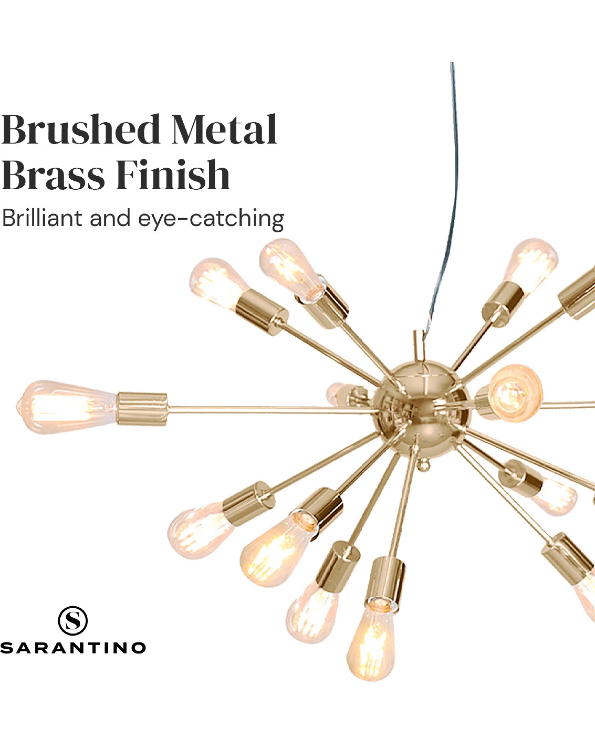 5 Sarantino 15-light Hanging Chandelier, 5 of 9