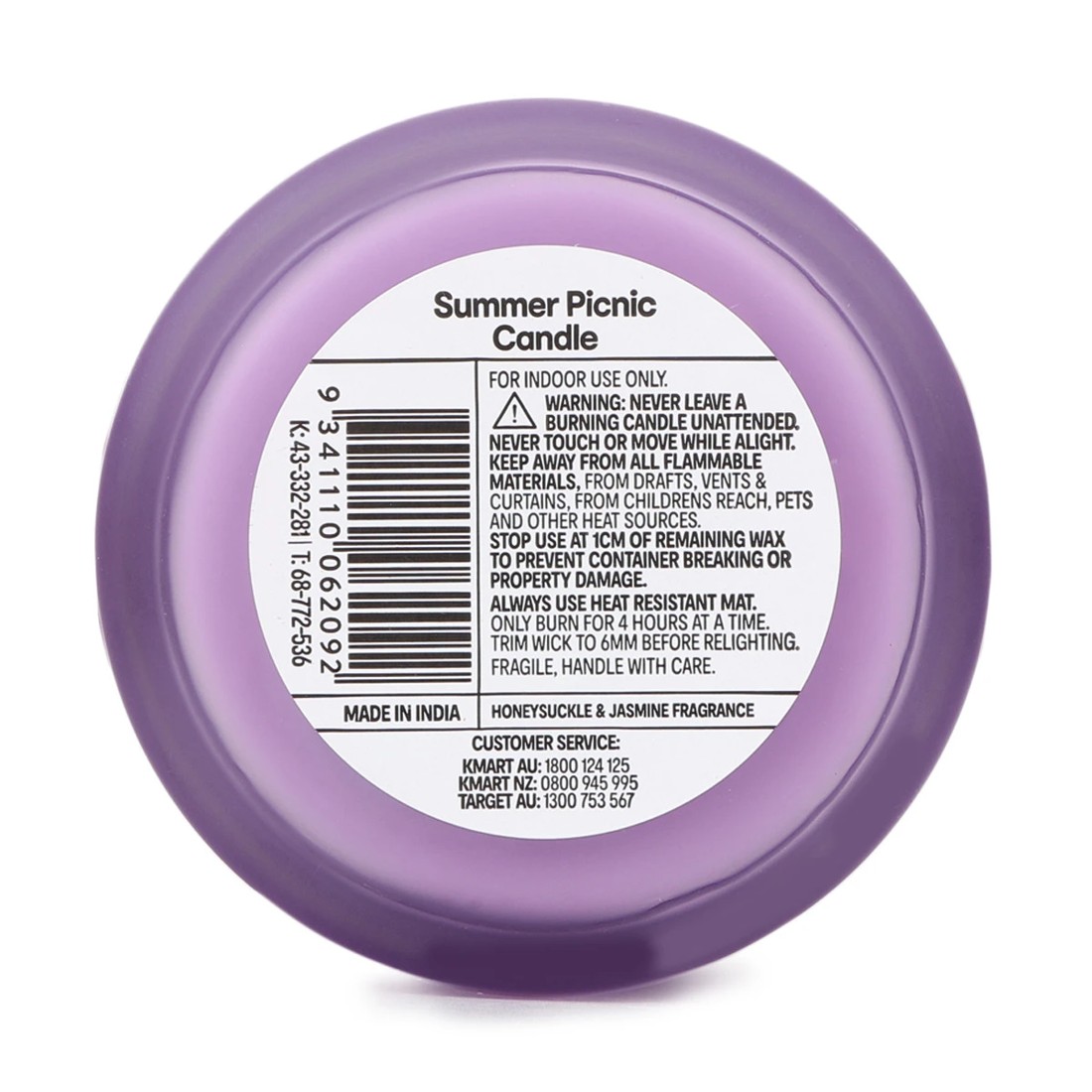 7 Summer Picnic Fragrant Candle, 7 of 7