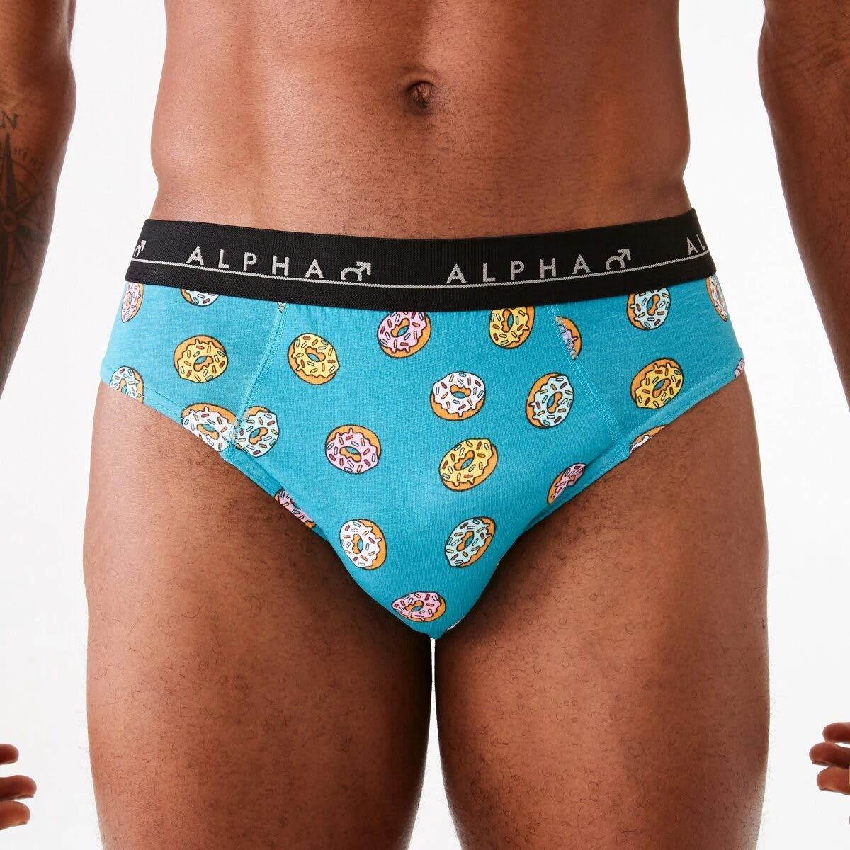 2 5 Pack Printed Briefs Donuts, 2 of 10