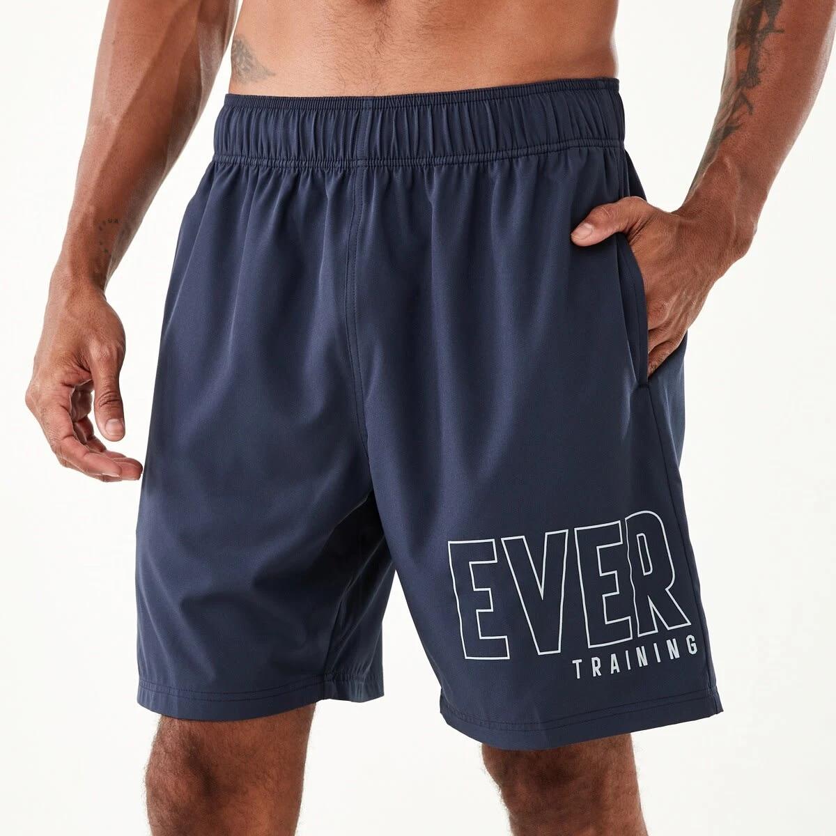 1 Active Mens Stretch Woven Shorts EVER NAVY, 1 of 7