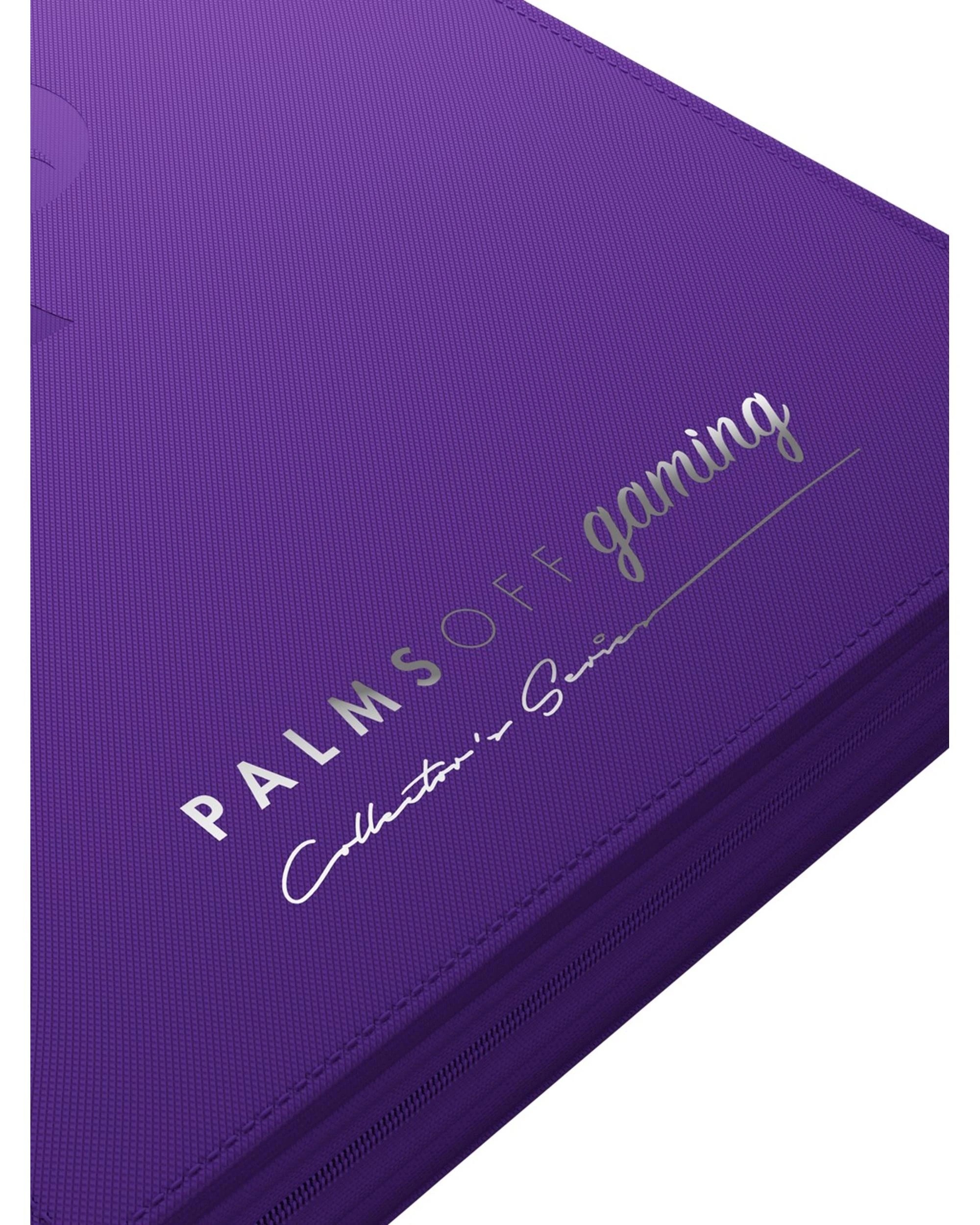 6 Palms Off Gaming Collector's Series 9 Pocket Top Loader 216 Capacity Zip Binder - Purple, 6 of 8