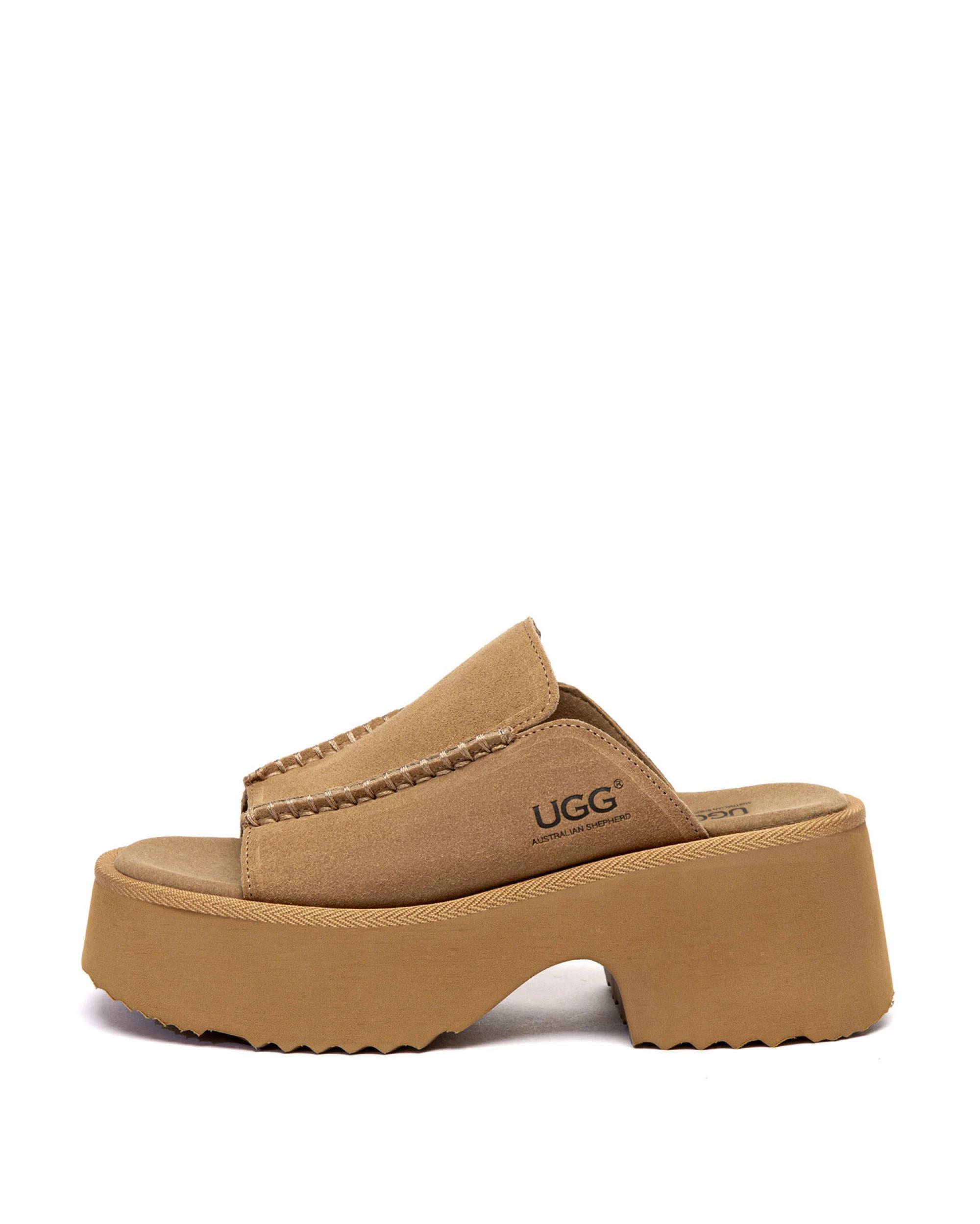 4 Australian Shepherd UGG Women Haive Sandals CHESTNUT, 4 of 5
