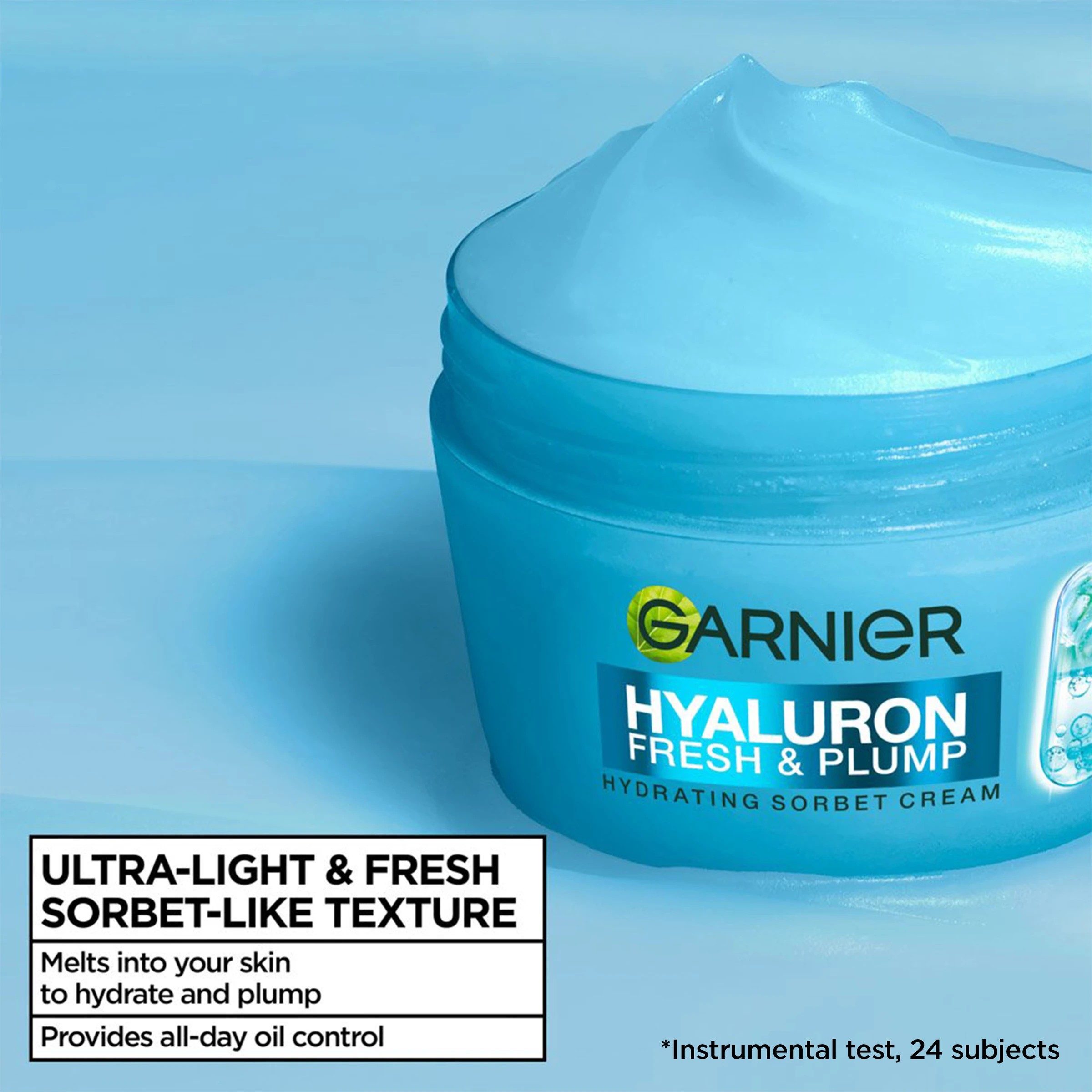 4 Garnier Hyaluron Fresh & Plump Hydrating Sorbet Cream, 4 of 8