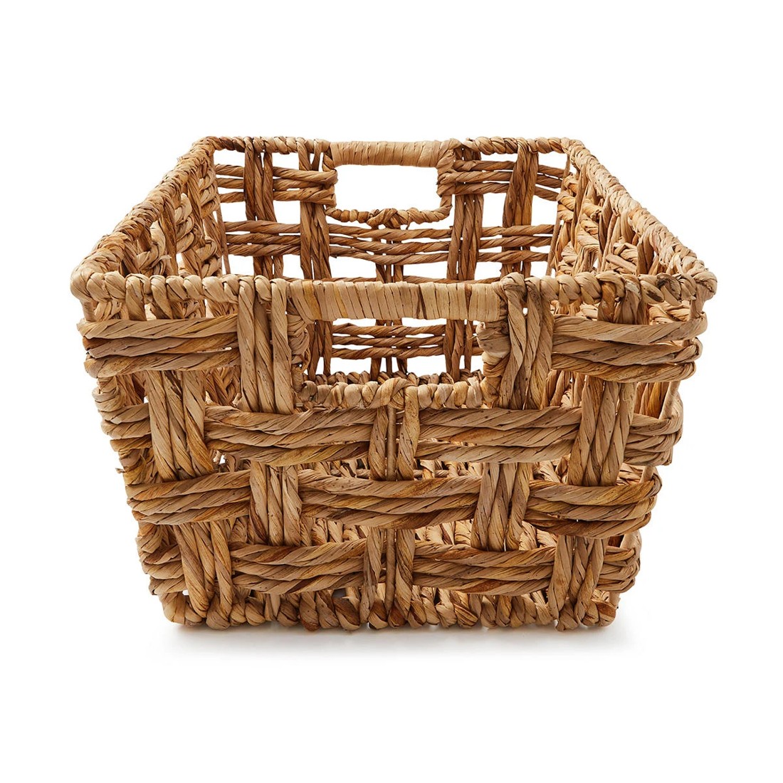 6 Rectangle Checkered Open Weave Basket - Natural, 6 of 8
