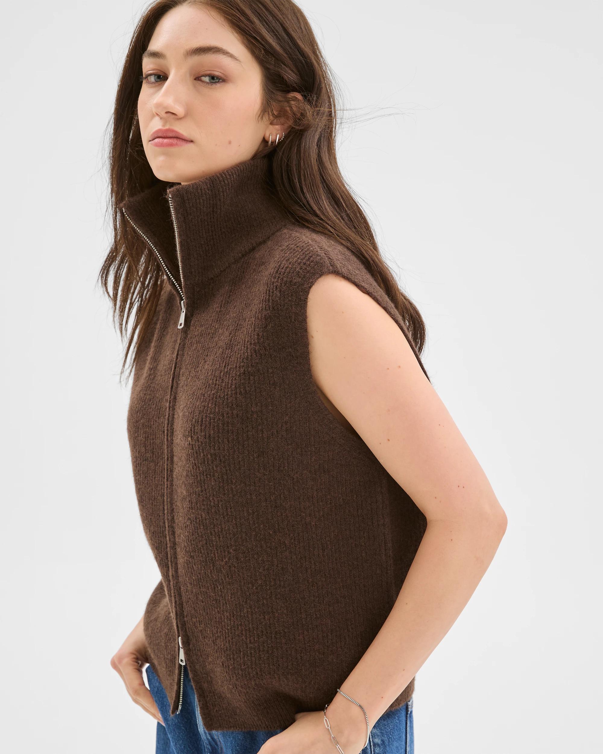 4 Lily Loves High Neck Vest BARK, 4 of 7