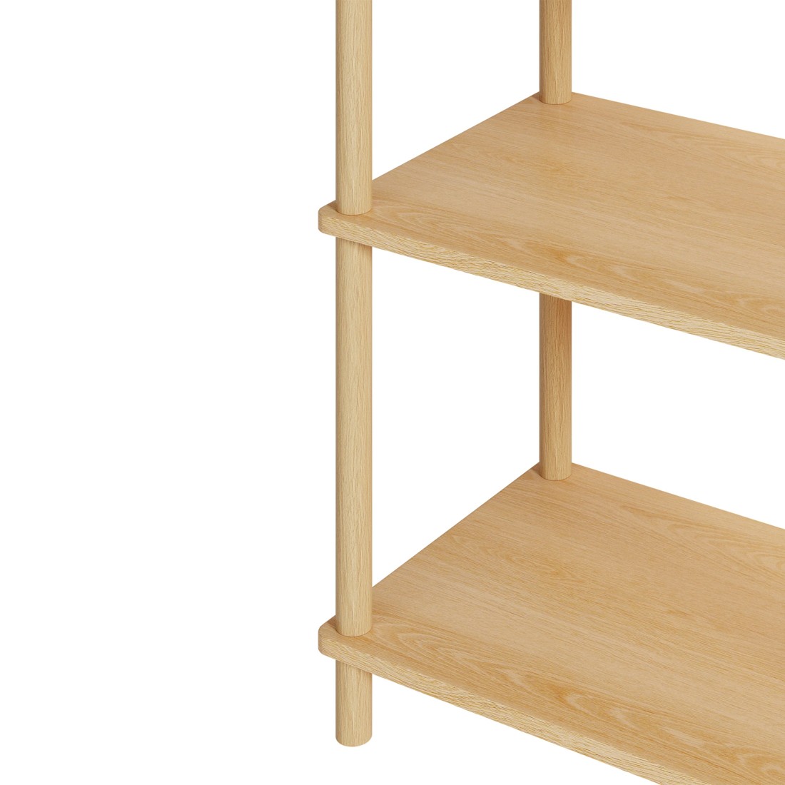 9 Oikiture Bookshelf 5 Tier Display Shelf Storage Shelves Stand Rack
 - natural, 9 of 10
