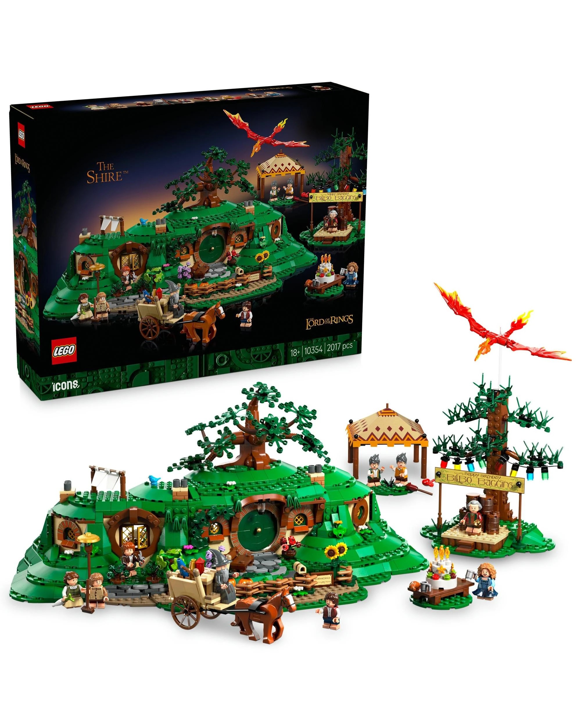 1 The LEGO Group LEGO Icons: The Lord of the Rings: The Shire - 10354, 1 of 10