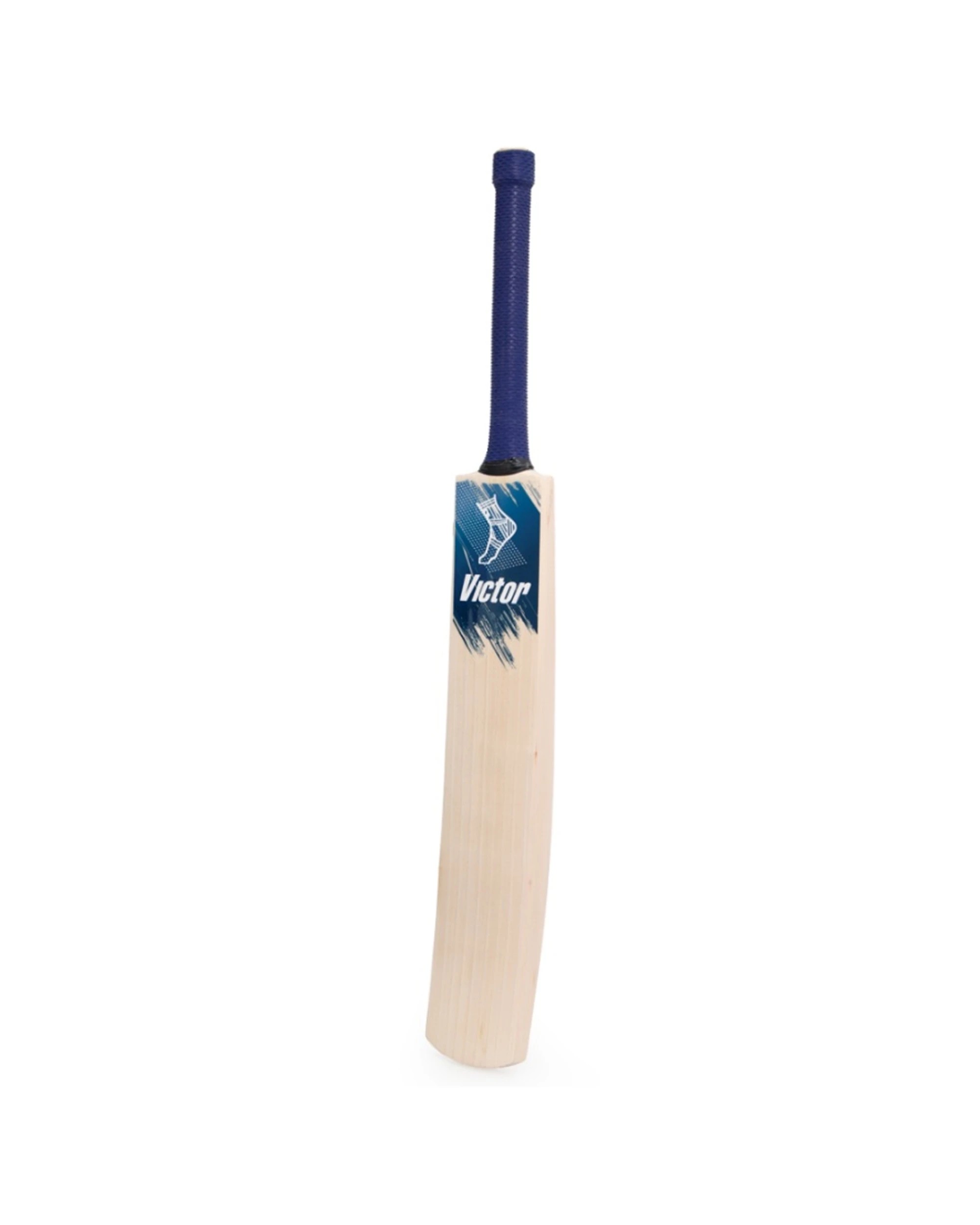 3 Victor Sports Pro Level Cricket Bat Grade 1 English Willow Prime - Blue, 3 of 7