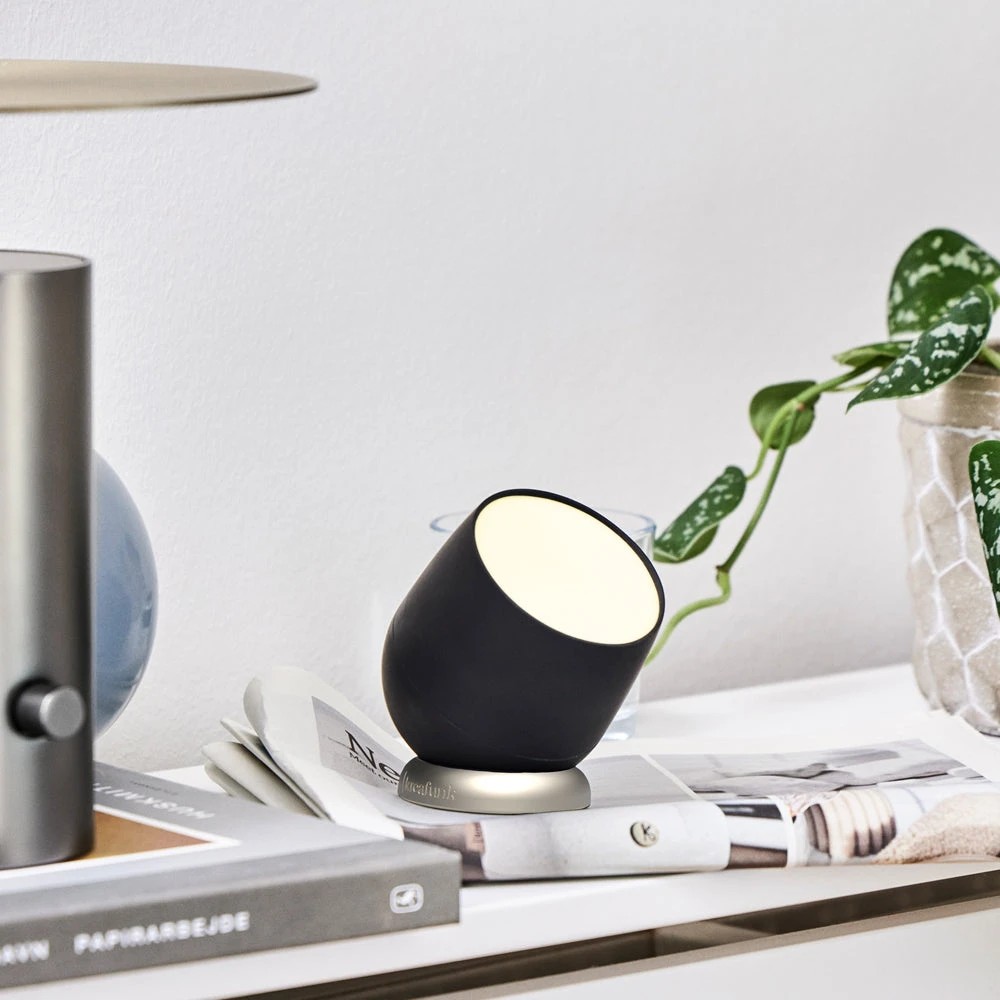 2 Kreafunk Beam Lamp, Portable And Rechargeable- Black, 2 of 4