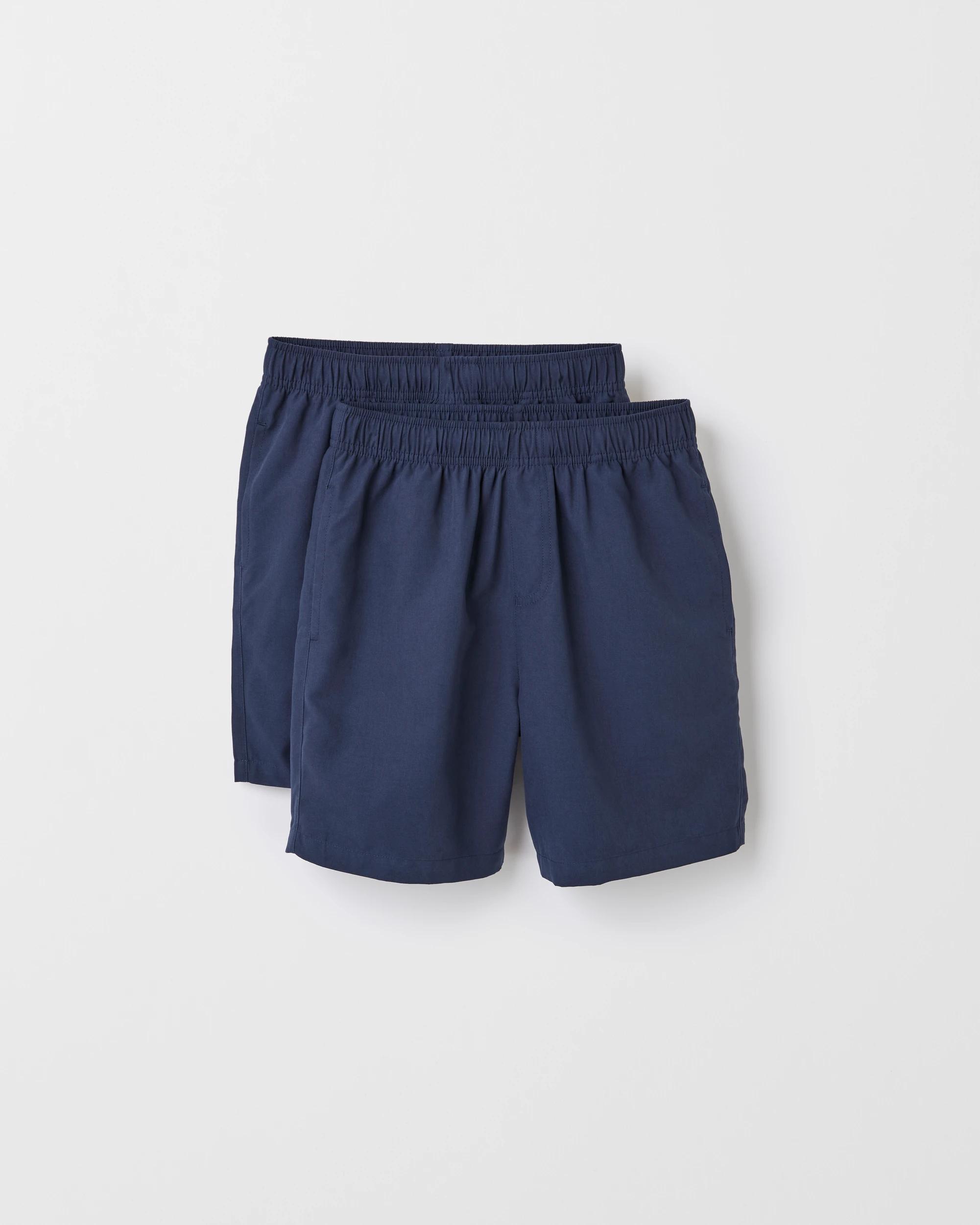 1 Target School Microfibre Shorts NAVY BLUE, 1 of 3