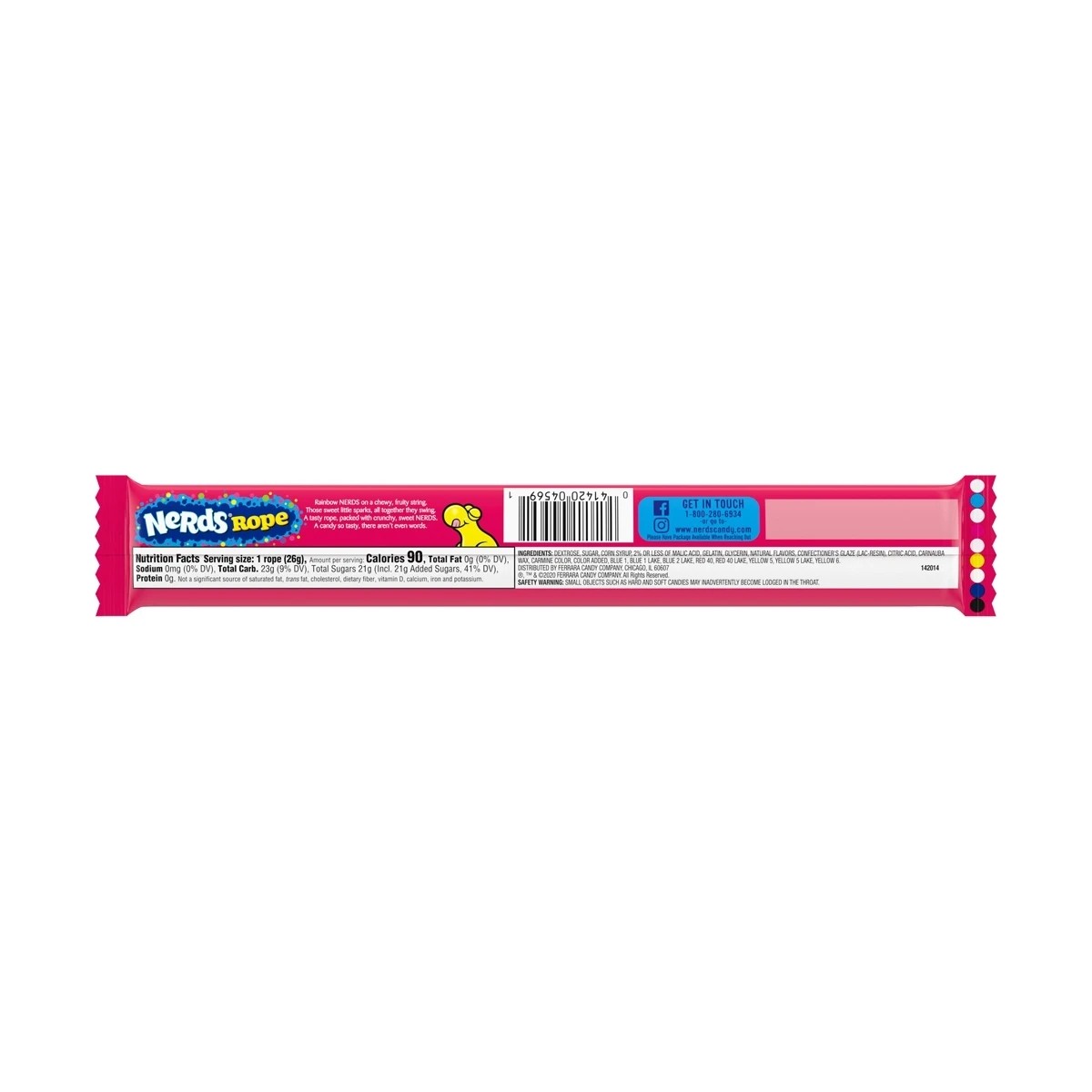 2 Rainbow Nerds Rope Candy 26g, 2 of 2