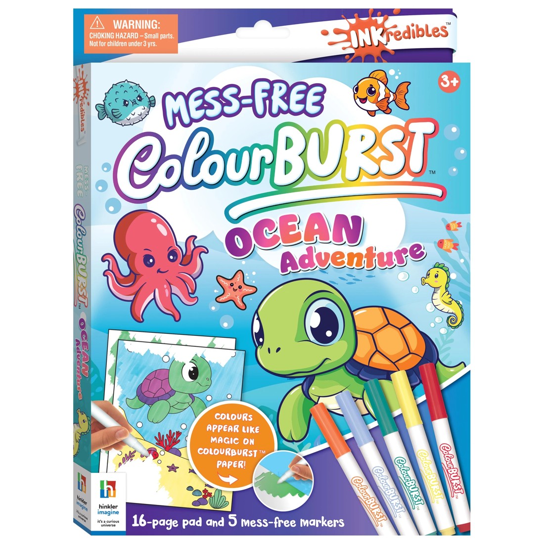 1 INKredibles Mess-Free ColourBurst Ocean Adventures Activity Kit - Book, 1 of 6