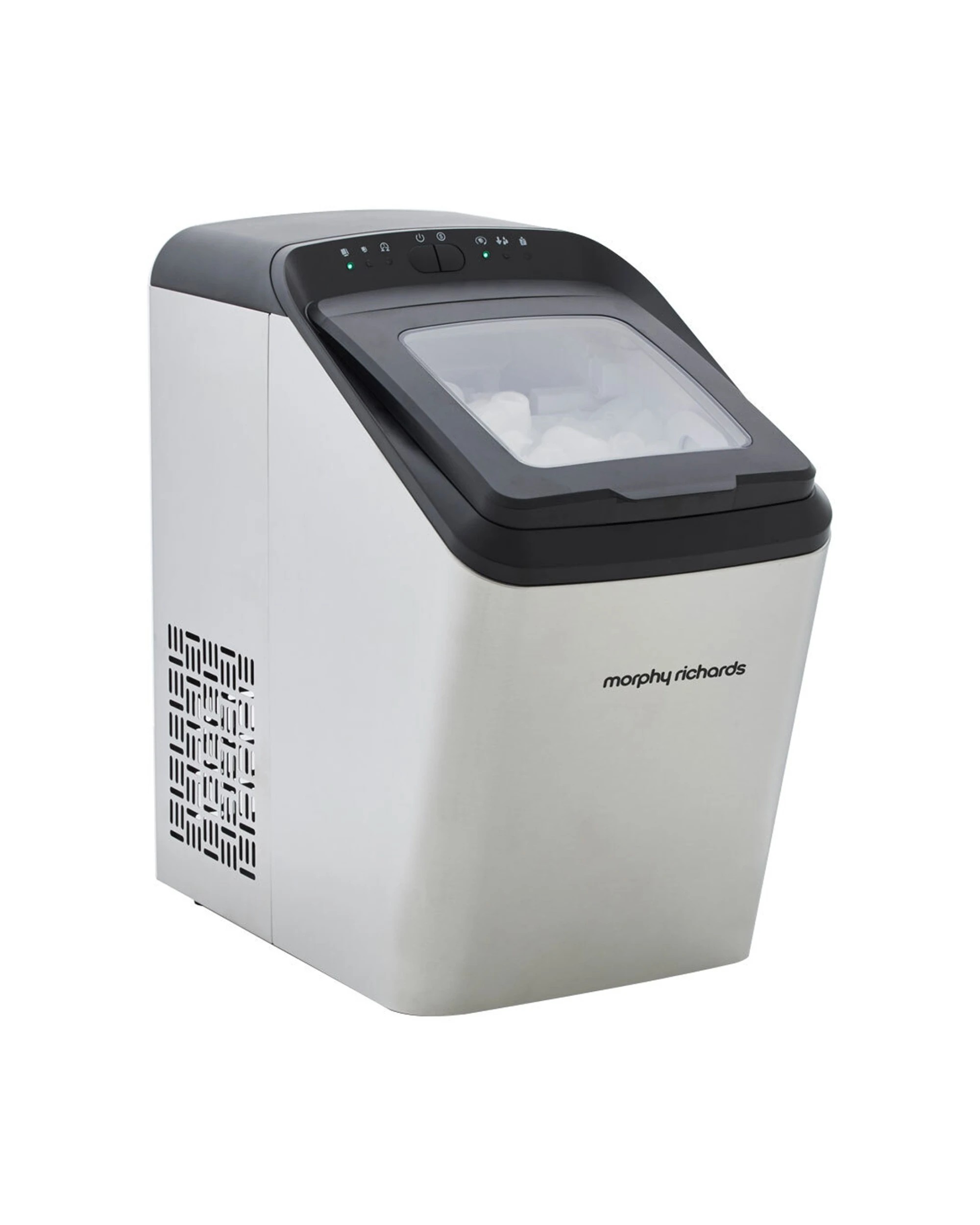 7 Morphy Richards 1.8kg Ice Maker Machine 2.8l Countertop Bar Stainless Steel
 - Silver, 7 of 9