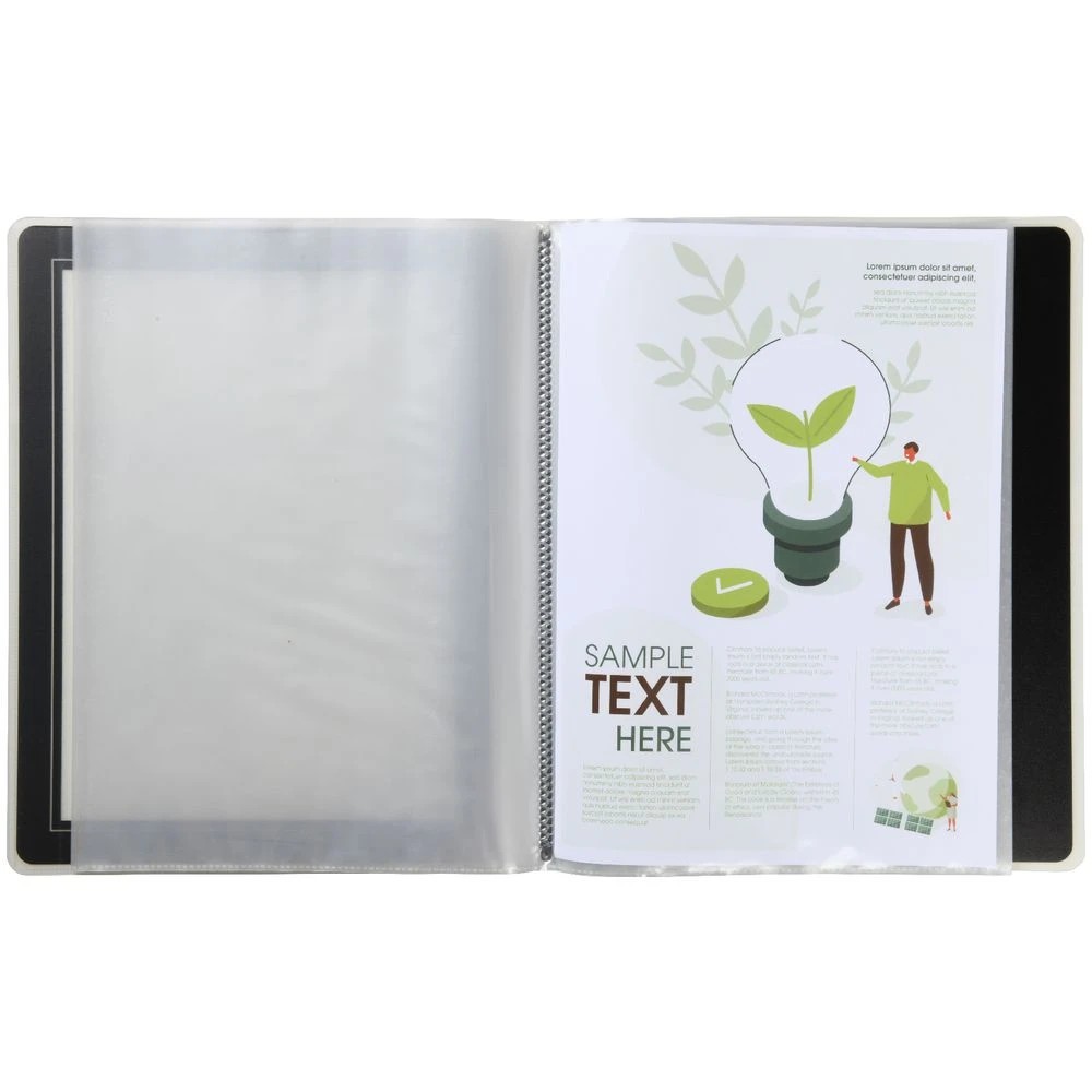 4 J.Burrows Presentation Display Book A4 Black, 4 of 4