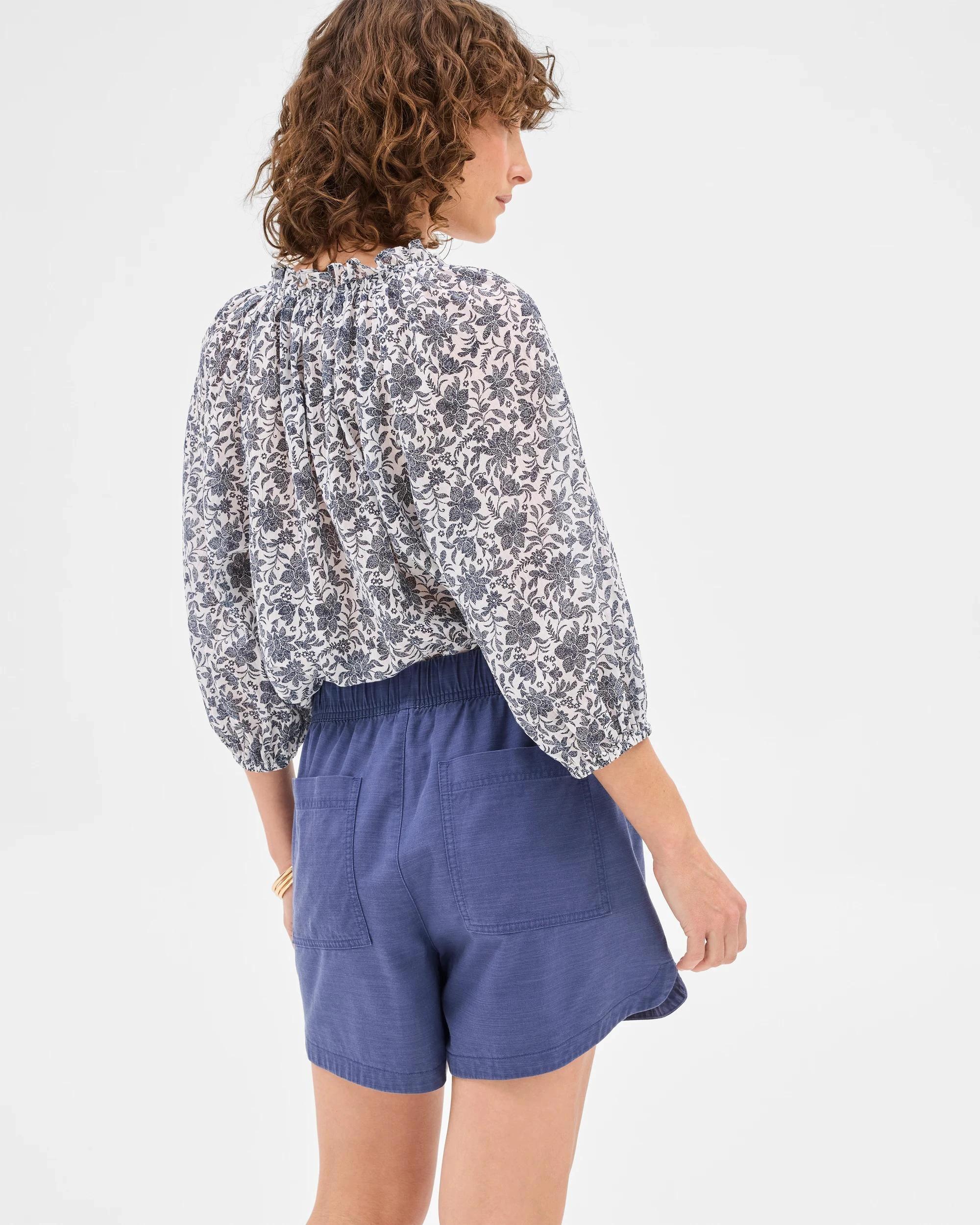 5 Target Dallas Easy Tie Blouse JACOBEAN FLORAL, 5 of 5