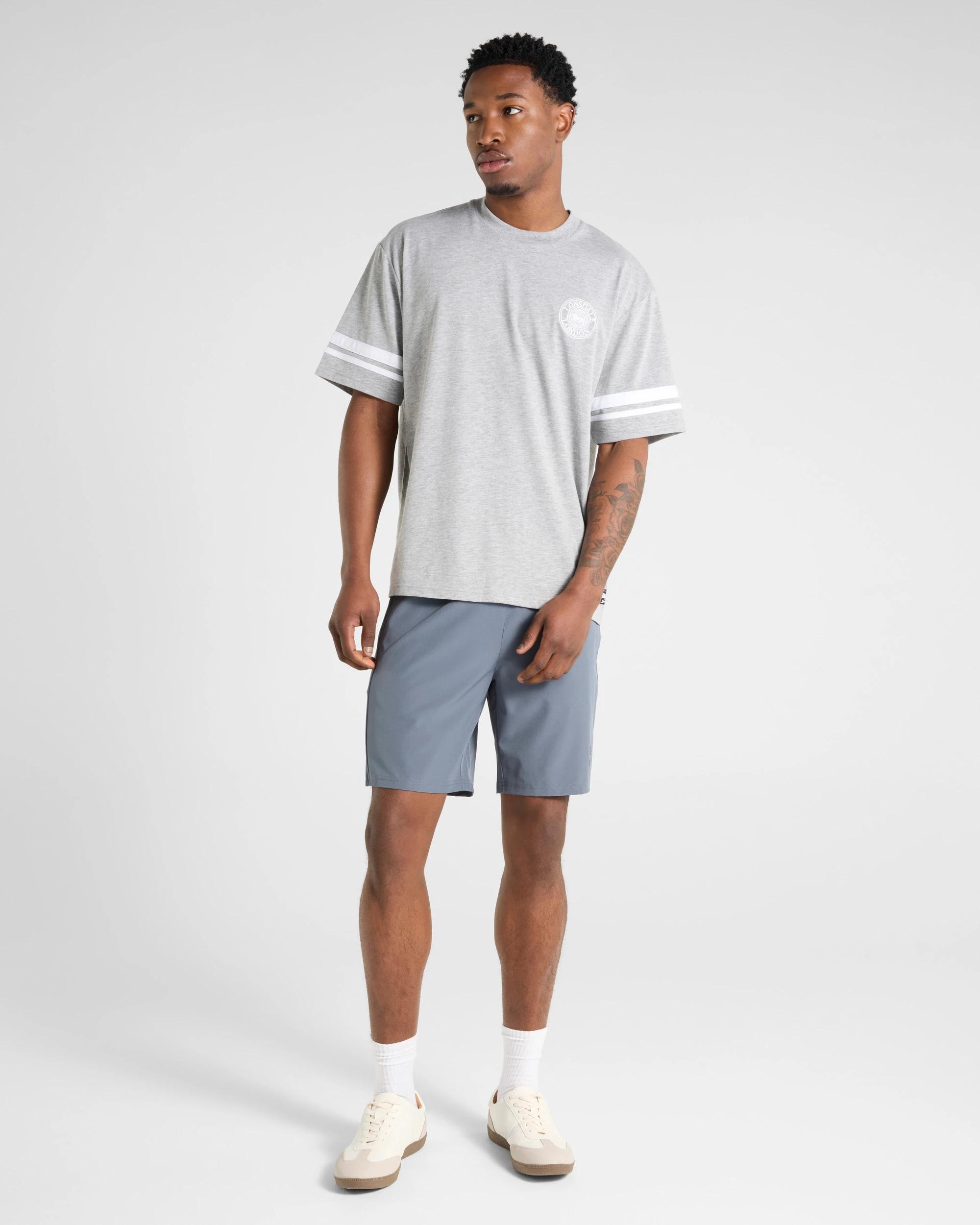 5 Varsity Short Sleeve T-shirt - Lonsdale London GREY, 5 of 5