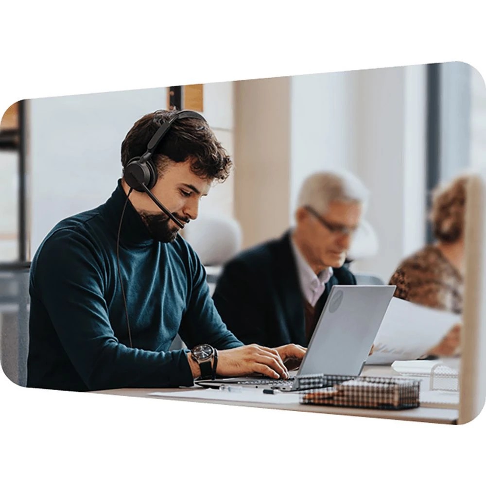 4 Yealink UH42 Dual Wired Headset Black, 4 of 4