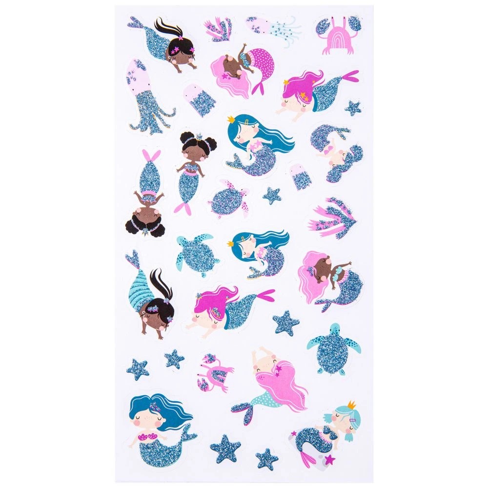 2 Learning Can Be Fun Mermaid Magic Glitter Stickers, 2 of 3