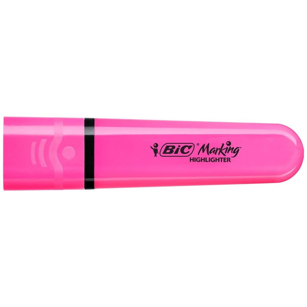 1 Bic Tank Marking Highlighter Pink, 1 of 4