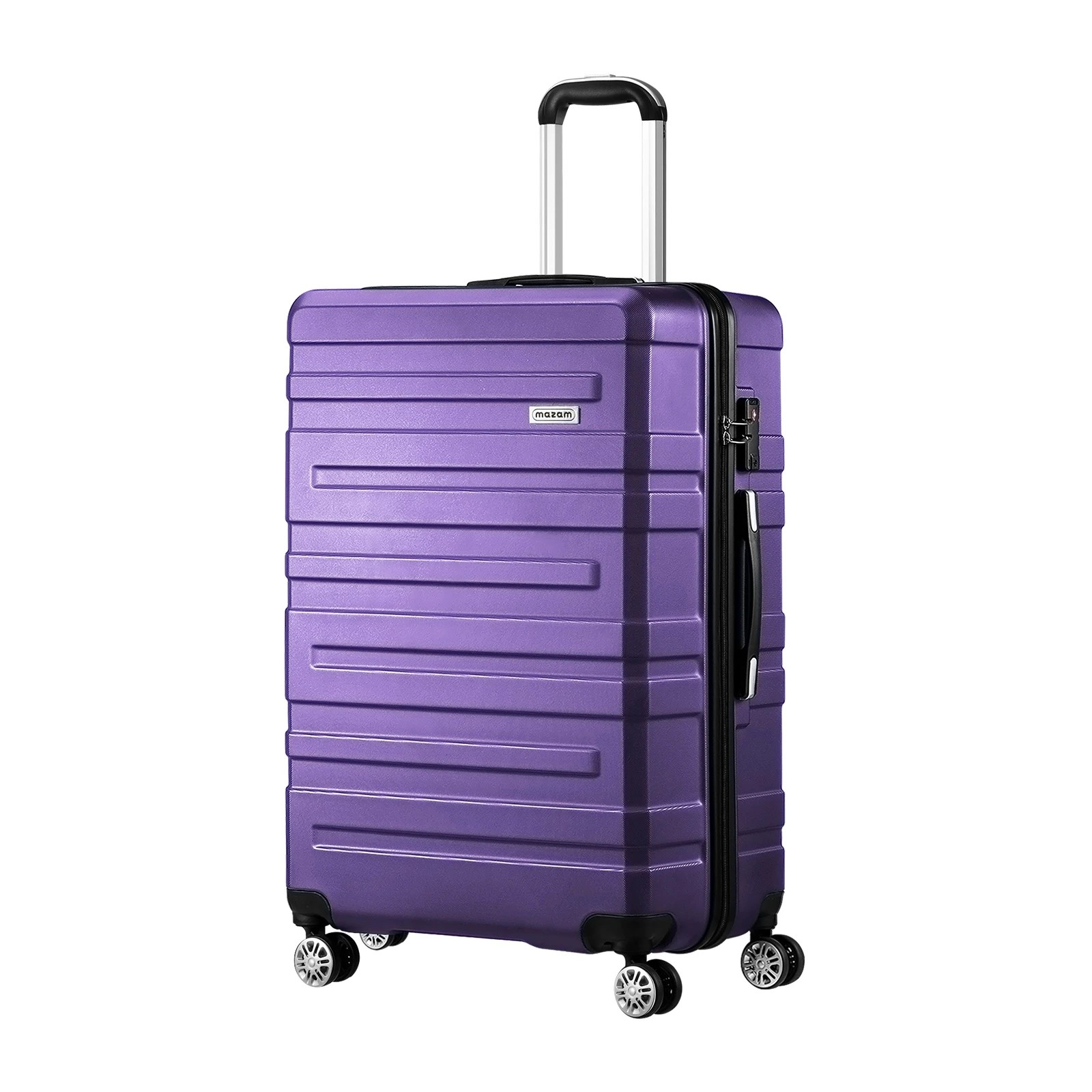 1 Mazam 28" Luggage Suitcase Travel TSA Lock Storage Hard Shell Case - Purple, 1 of 10