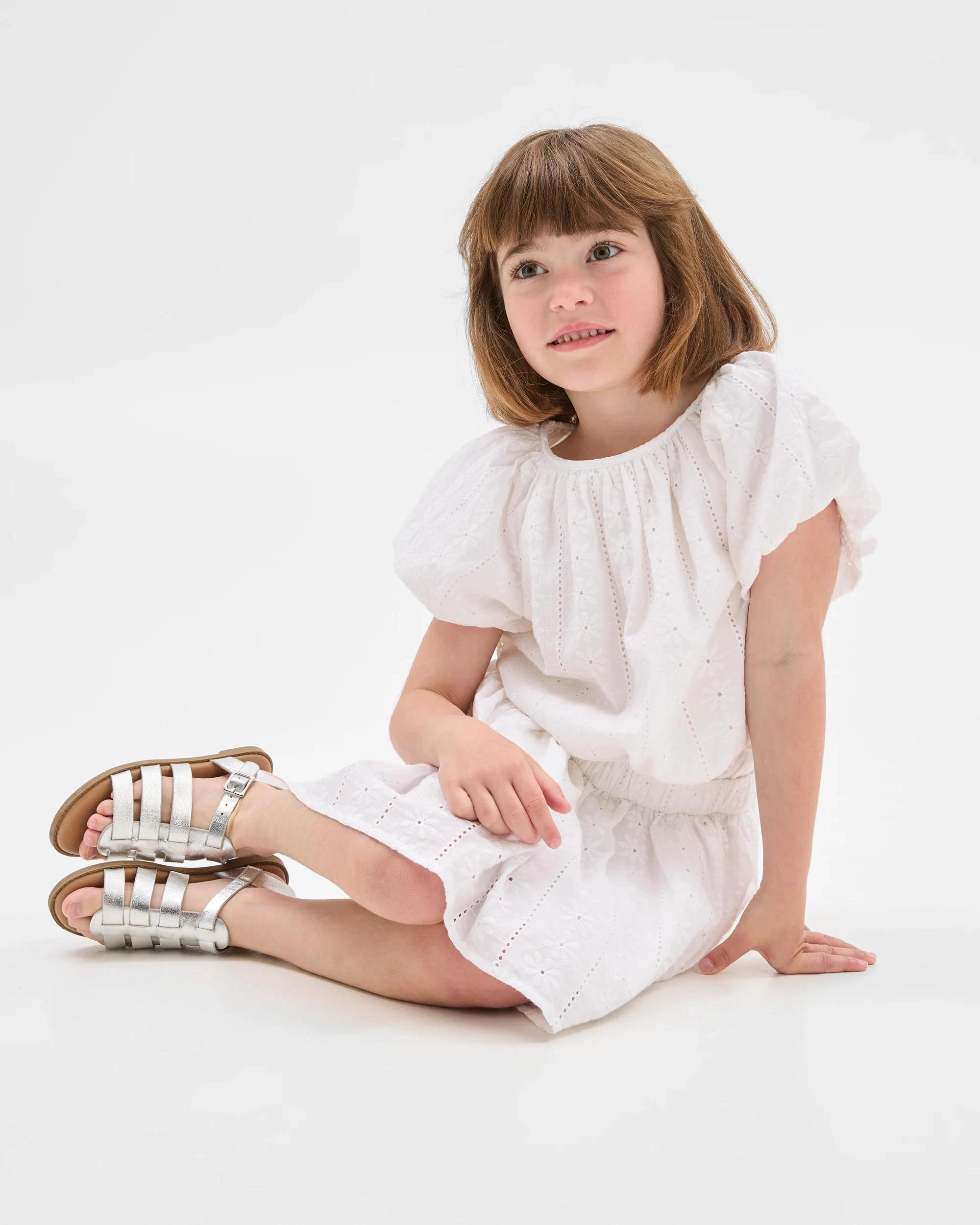 3 Target Australian Cotton Broderie Skirt CREAM, 3 of 6