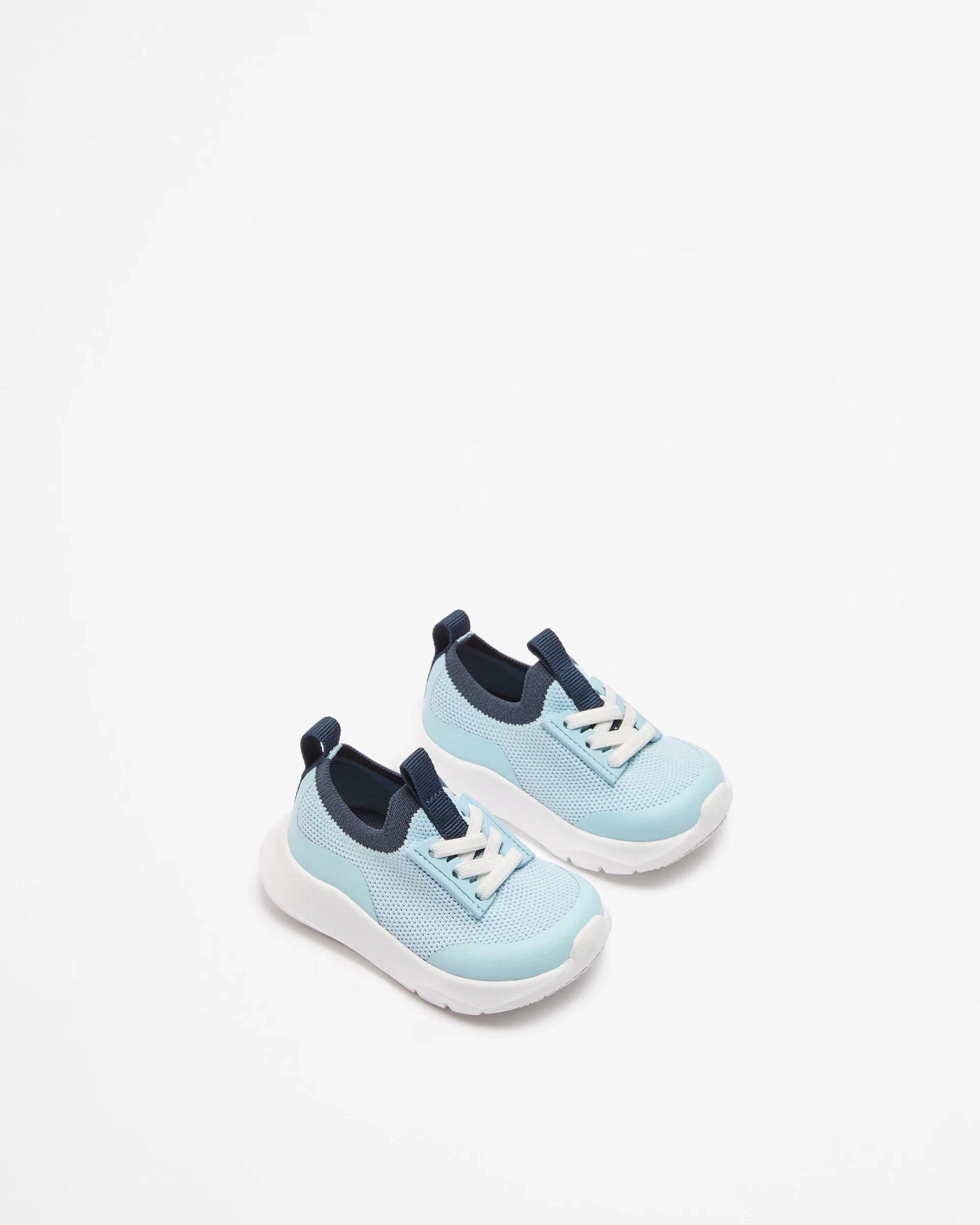 2 Target Baby Baby Boys First Walker Knit Sneaker BLUE, 2 of 2