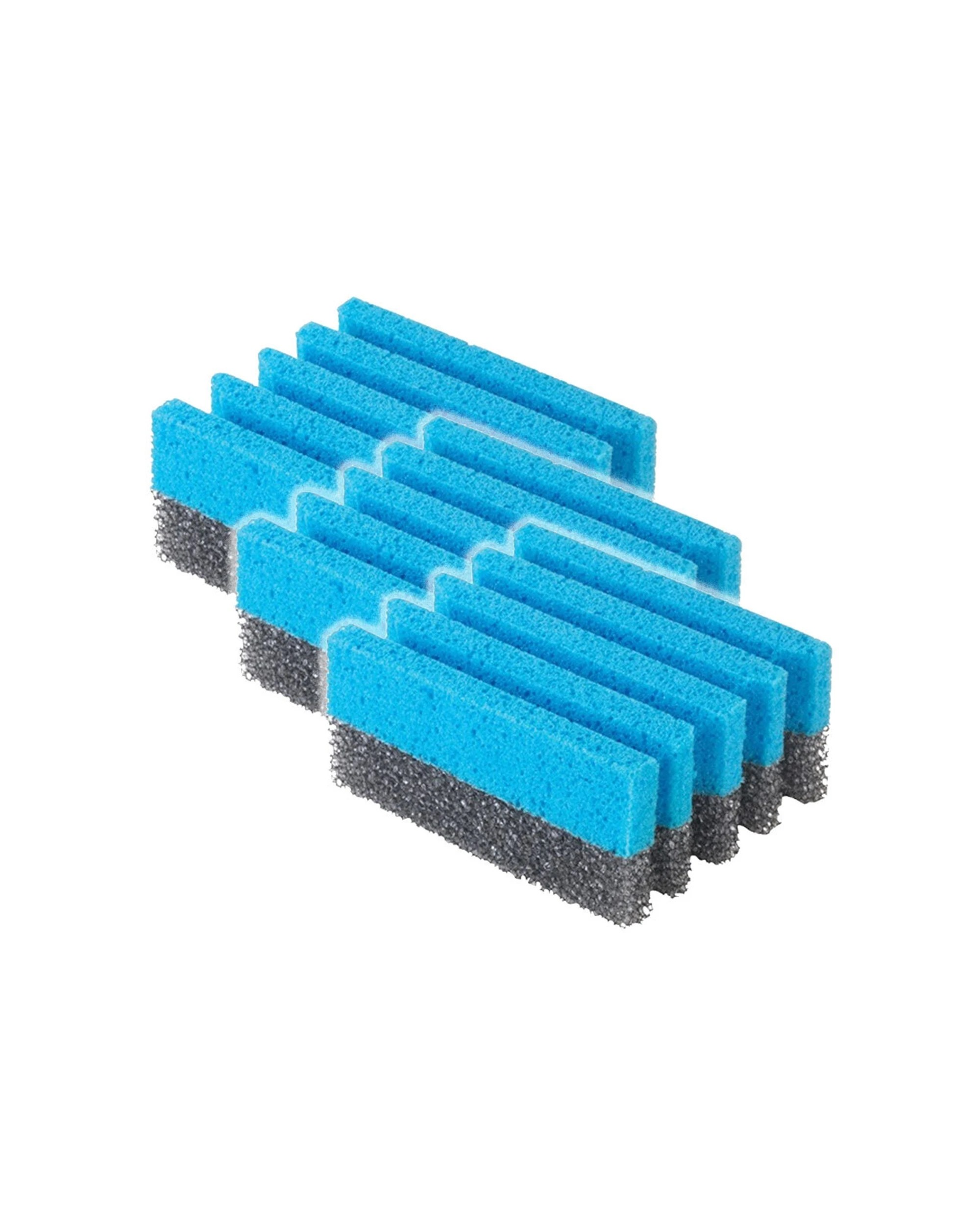 1 George Foreman 3PK Grill/BBQ Cleaning Sponges Two Sided Scrubbing/Washing - Blue, 1 of 3