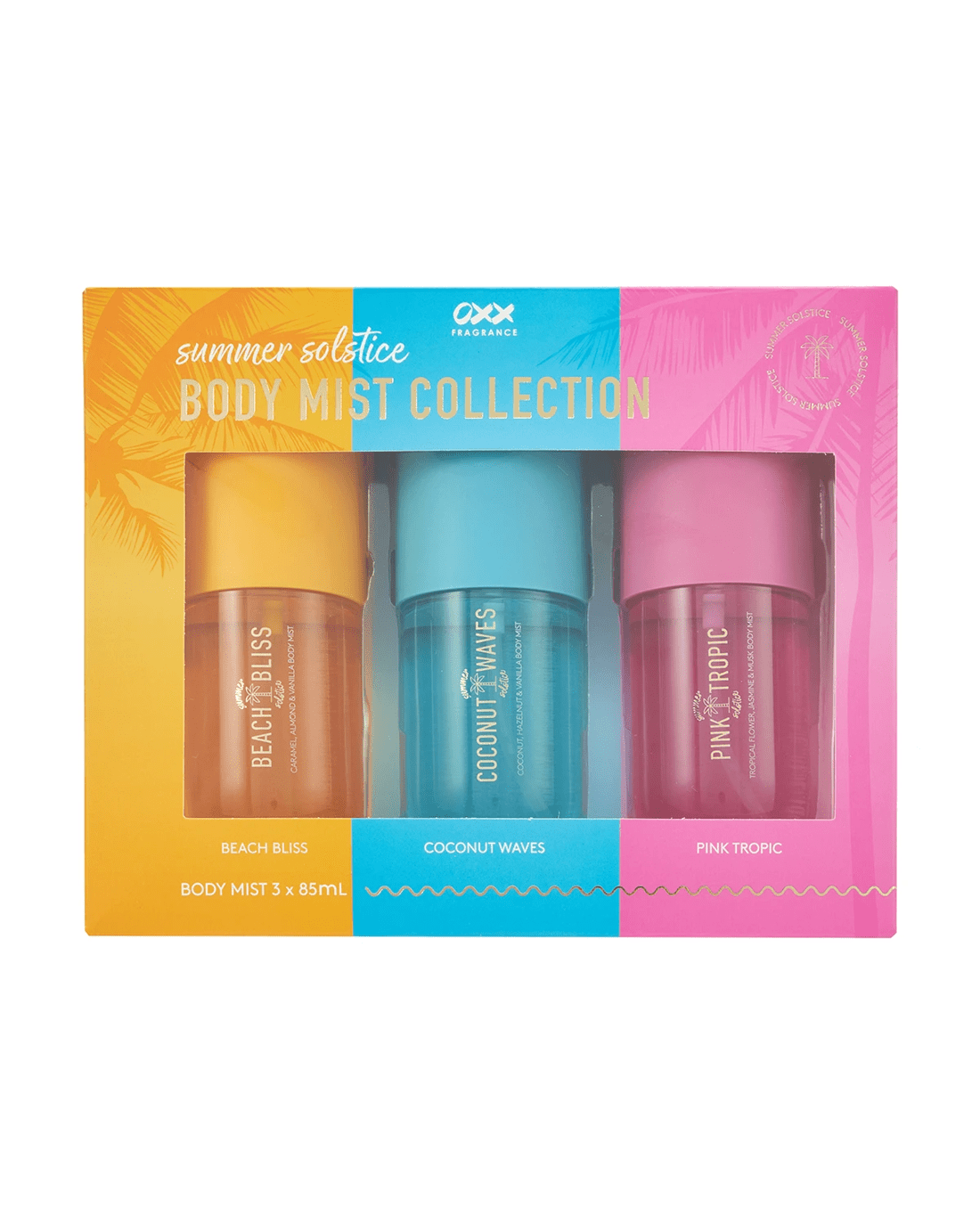 1 OXX Fragrance 3 Pack Summer Solstice Body Mist Collection, 1 of 8