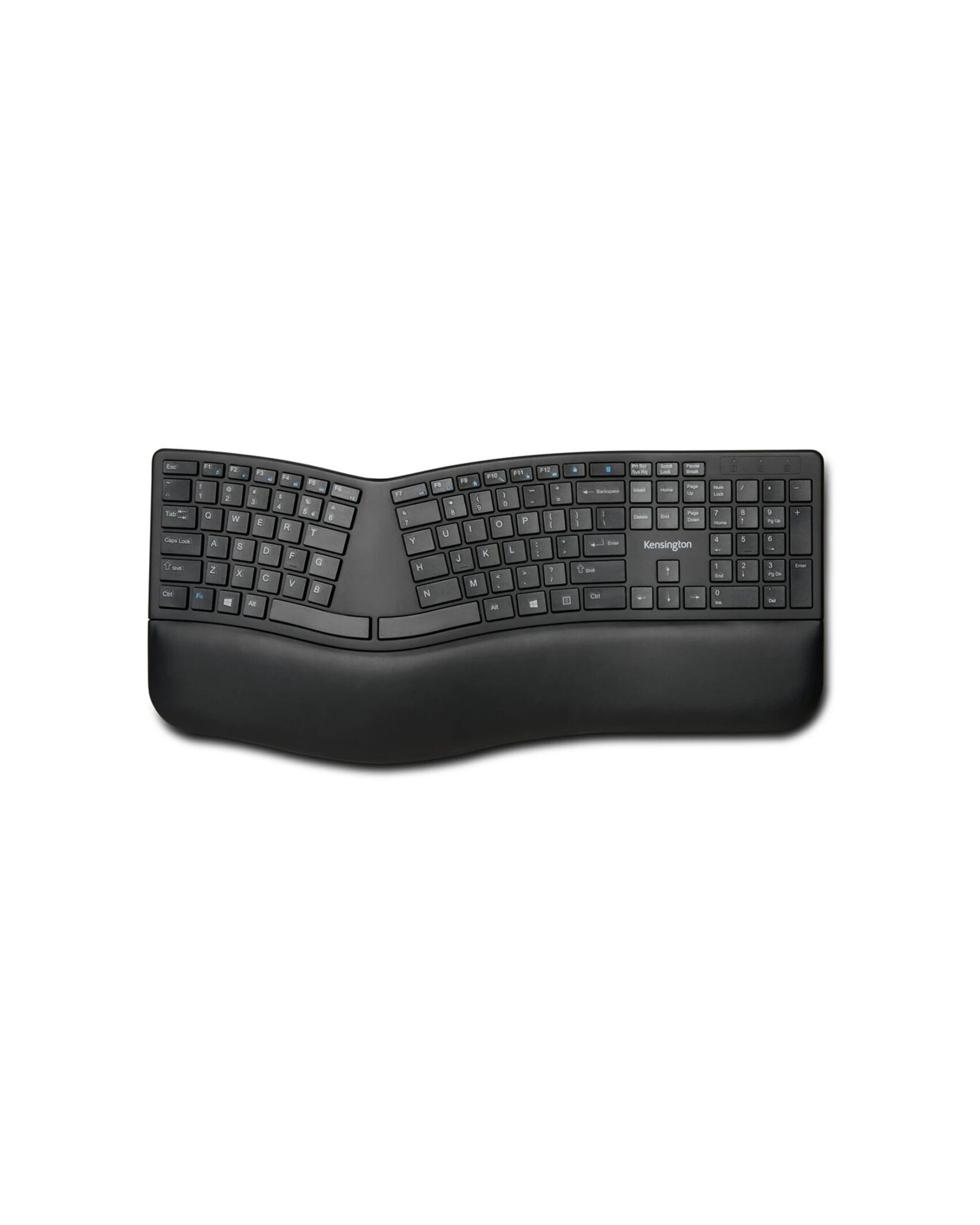 2 Kensington Dual Wireless Ergo Keyboard - Black, 2 of 7