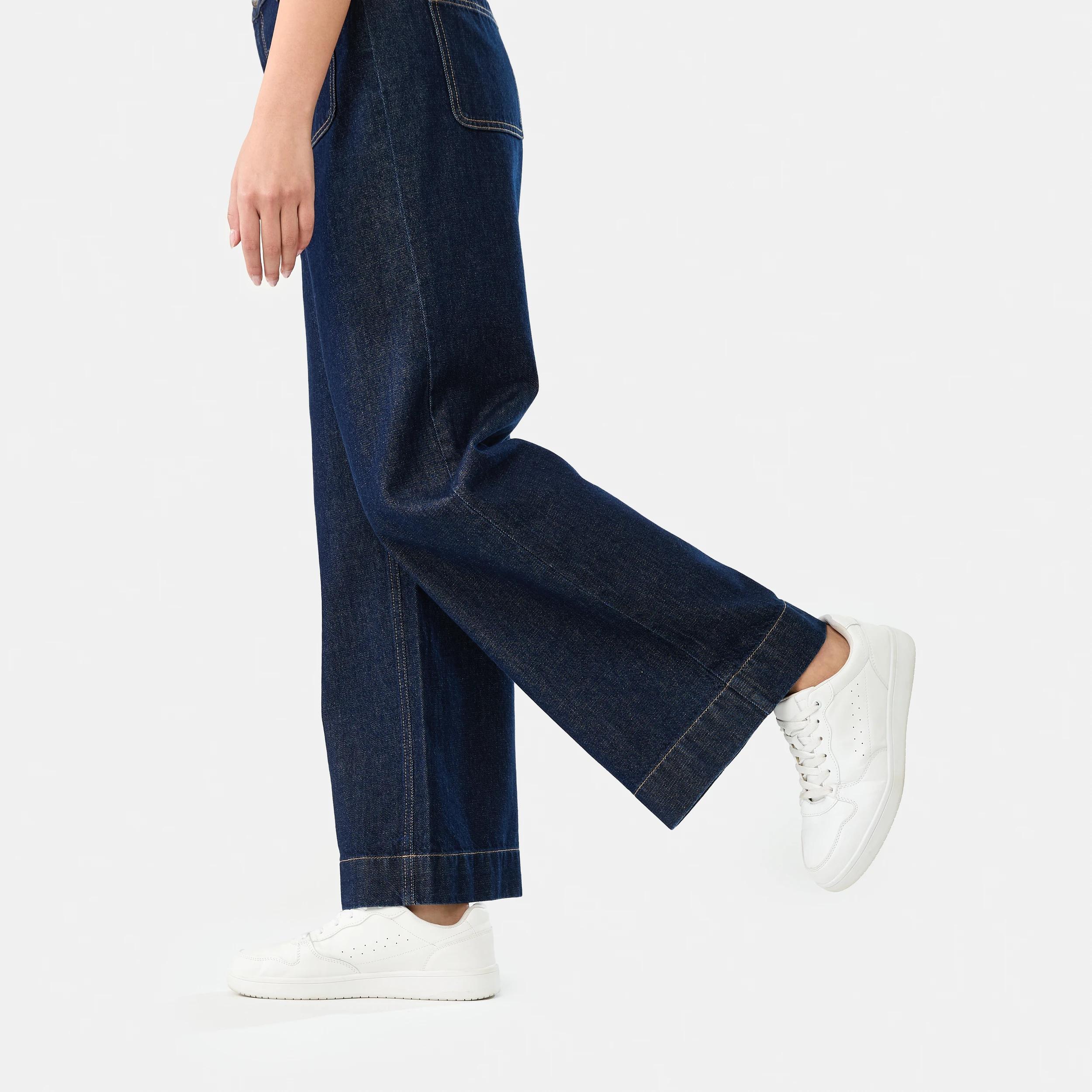 9 Wide Leg Pocket Jeans INDIGO, 9 of 11