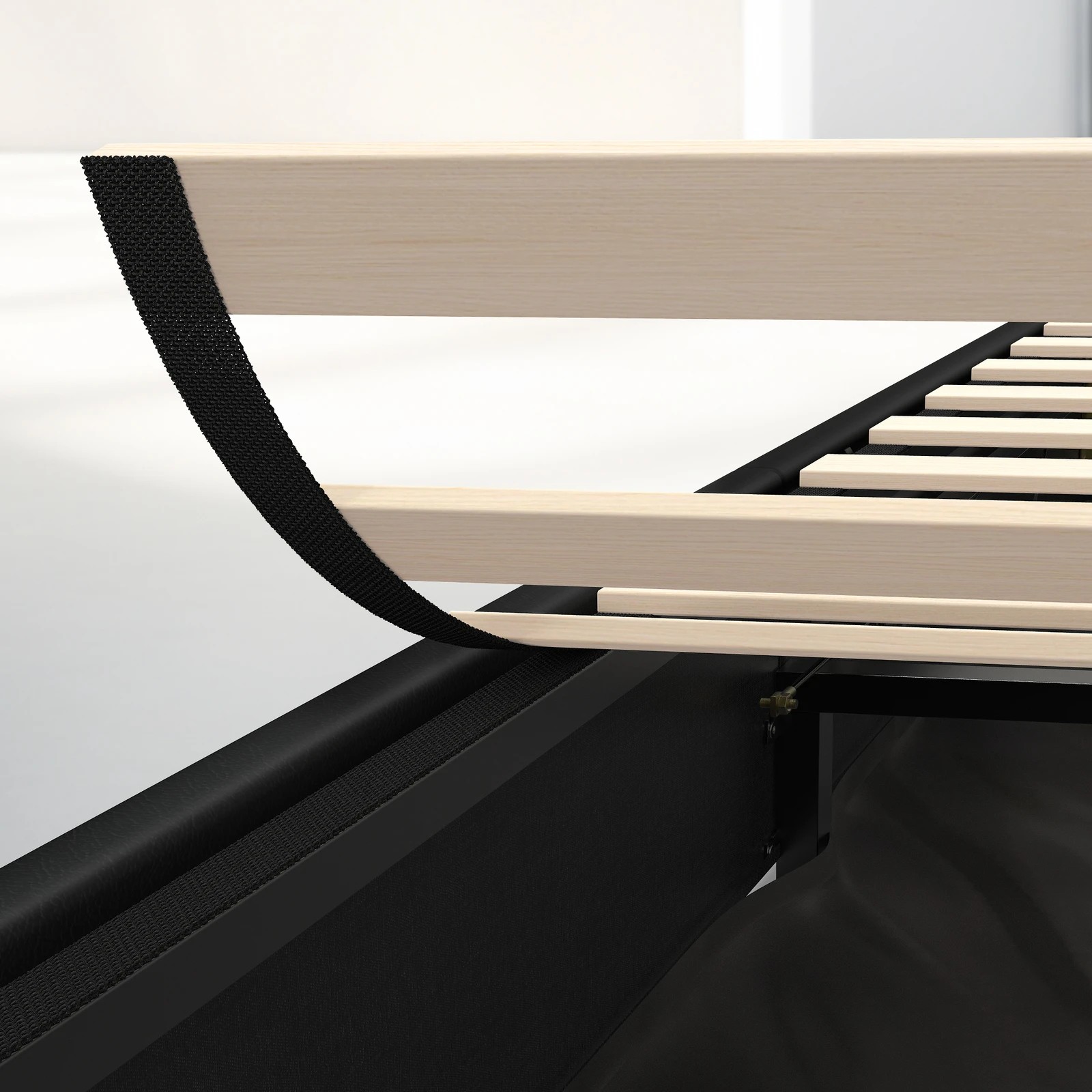 10 Alfordson Bed Frame King Size Gas Lift Storage Mattress Base Barlow - Black, 10 of 10