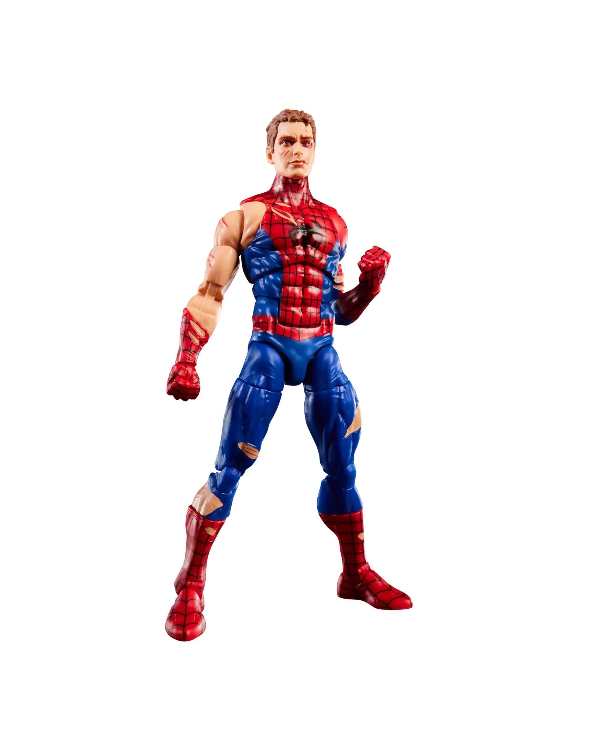 7 Marvel Legends Series Magic: The Gathering Battle-Damaged Spider-Man, 7 of 8