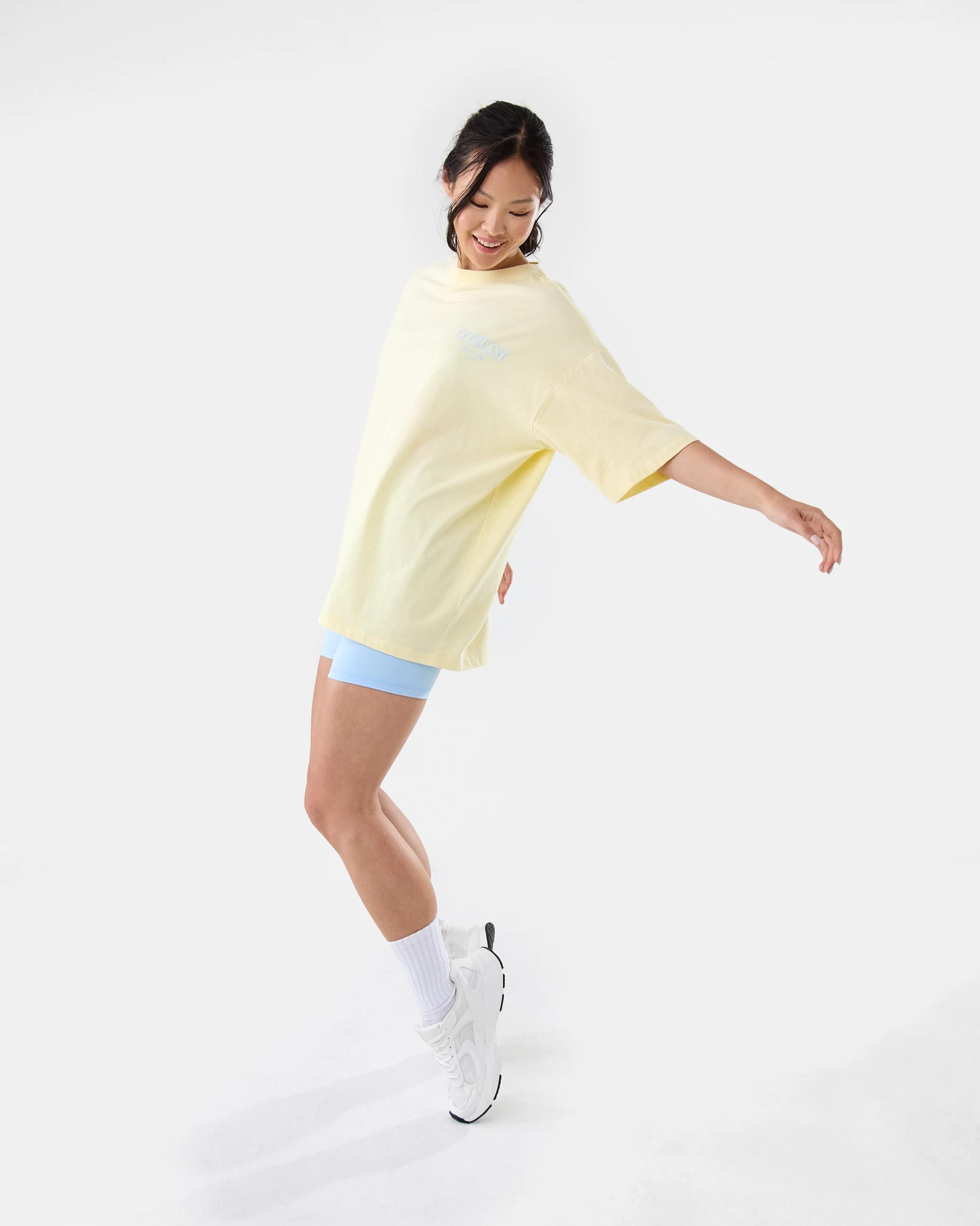 3 Everlast Womens Boyfriend T-shirt Soft Yelow, 3 of 7