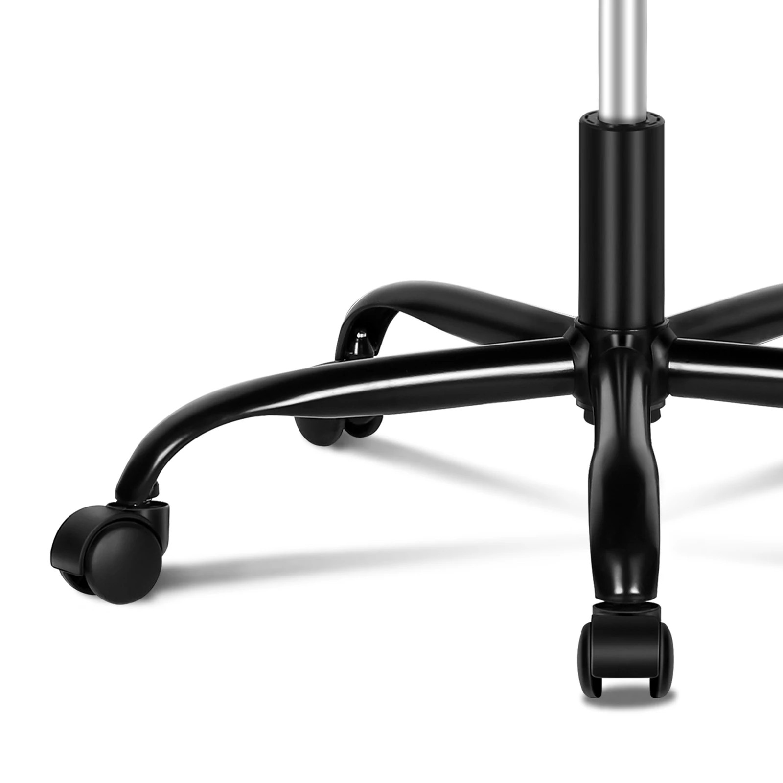 6 Alfordson Gaming Office Chair Massage Computer Footrest Seat Fabric - Black, 6 of 10