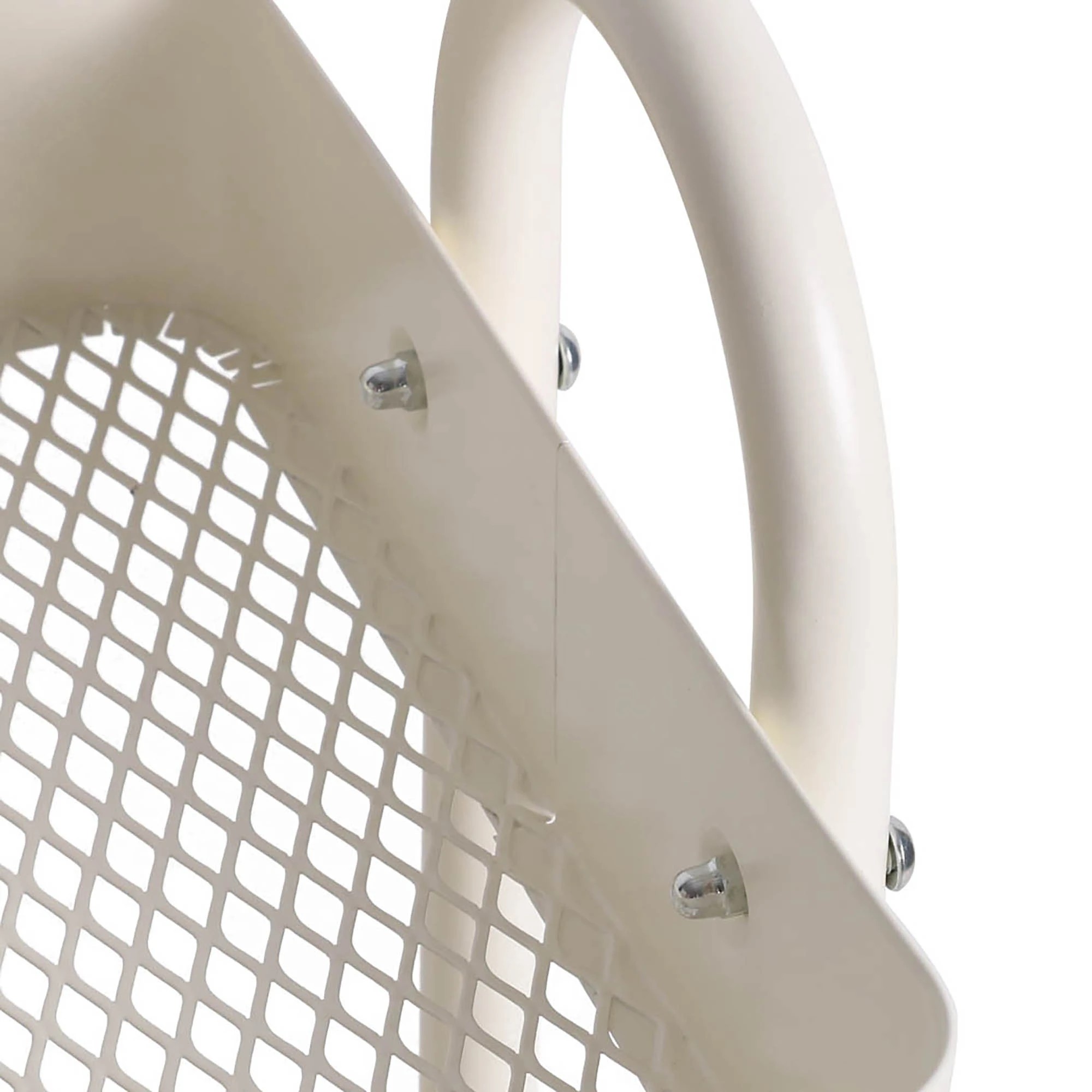 5 Levede 4 Tiers Storage Trolley - White, 5 of 7