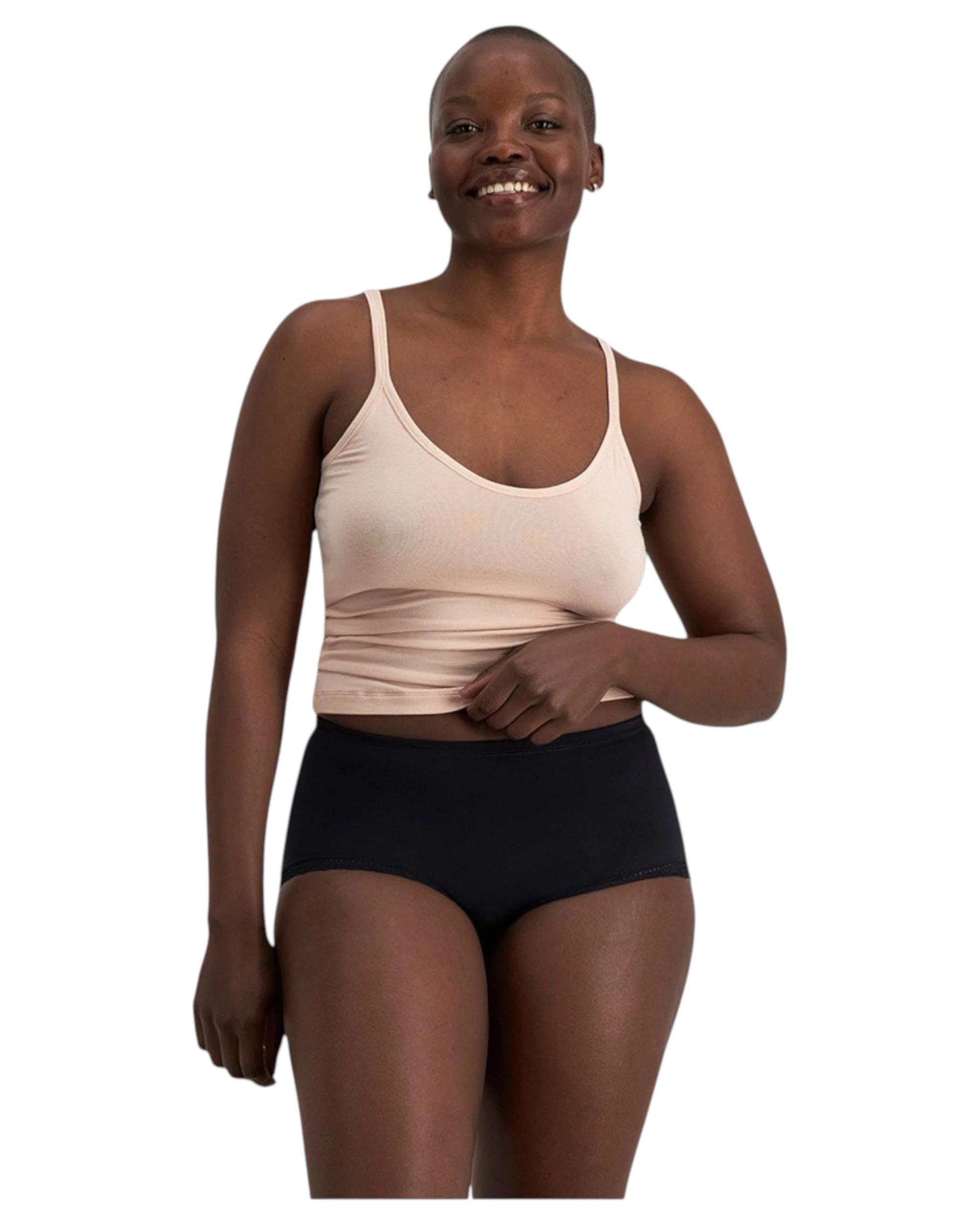 2 Jockey 6 Pack Womens Parisienne Delicate Full Brief Underwear BLACK, 2 of 4