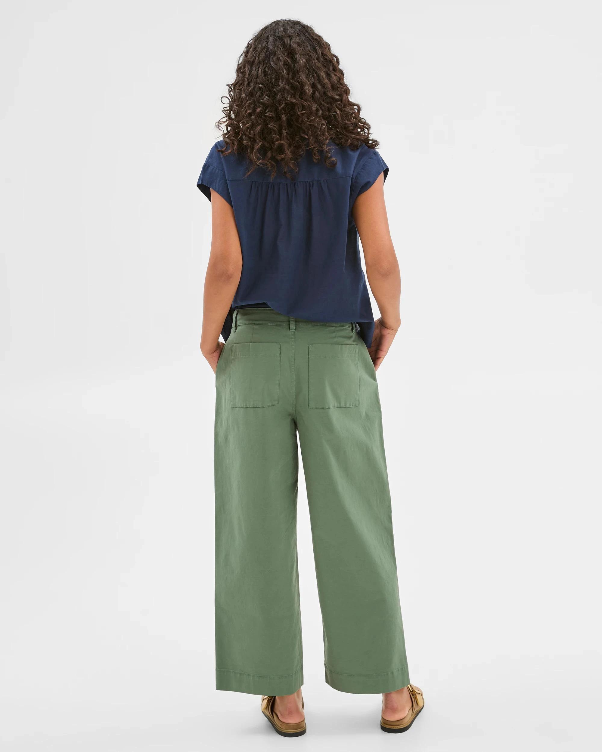 6 Target Australian Cotton Summer Crop Pants KALE, 6 of 6