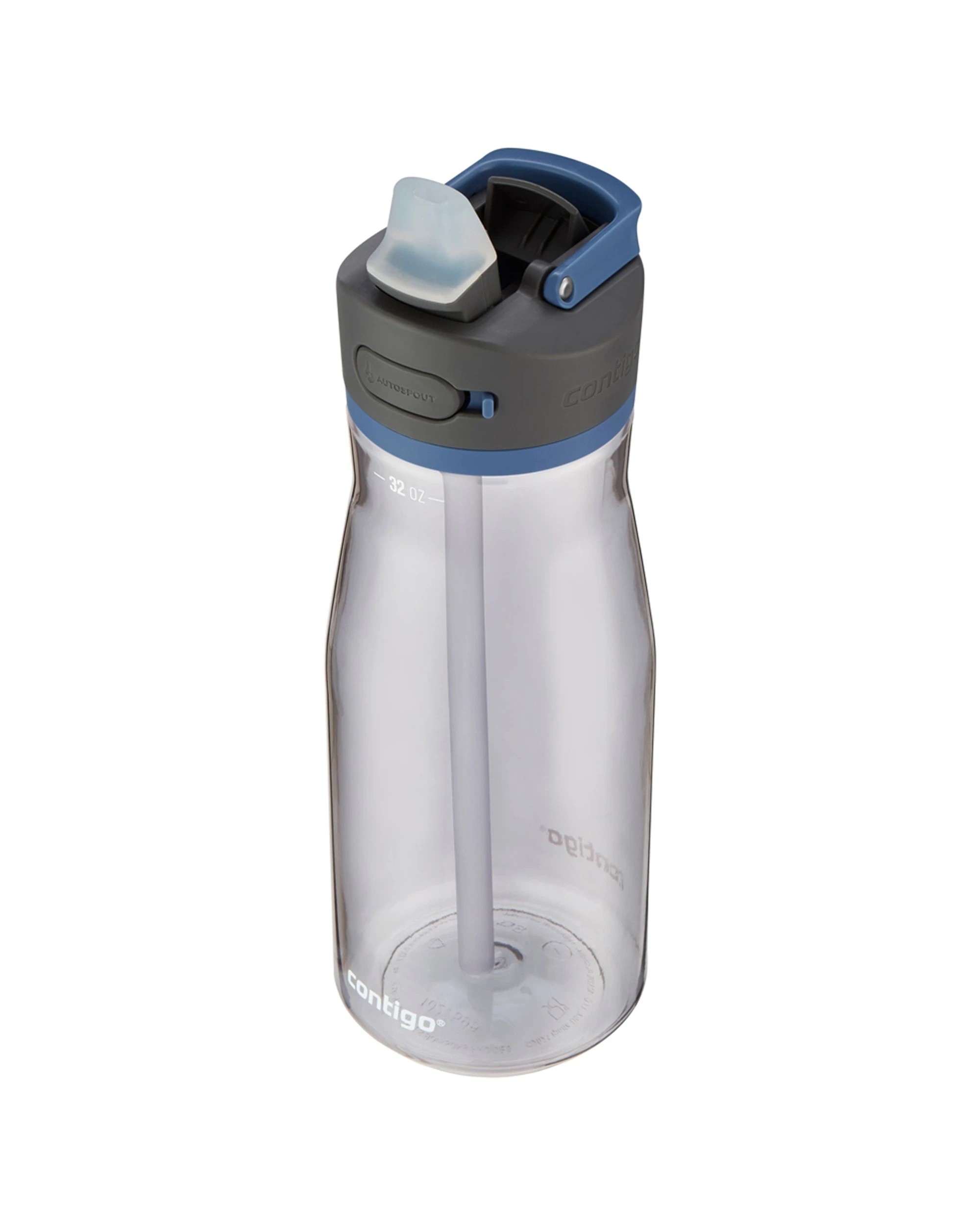 2 Contigo Ashland 2.0 Autospout Bottle 946ml Tritan Leakproof Push Button Hydration - Blue, 2 of 6