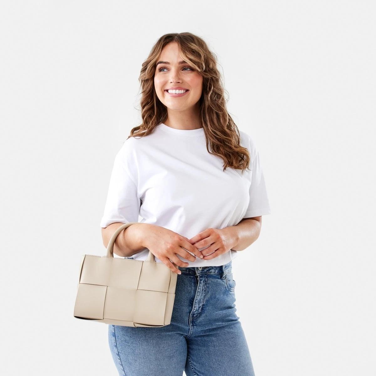 6 Mini Tote Bag CHALK SAND, 6 of 6