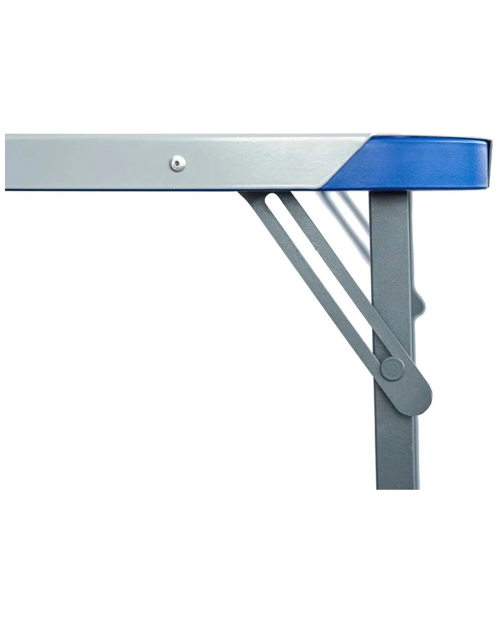 2 Quest Razor Steel Foldable Table With Adjustable Feet 50kg Capacity - Grey, 2 of 5