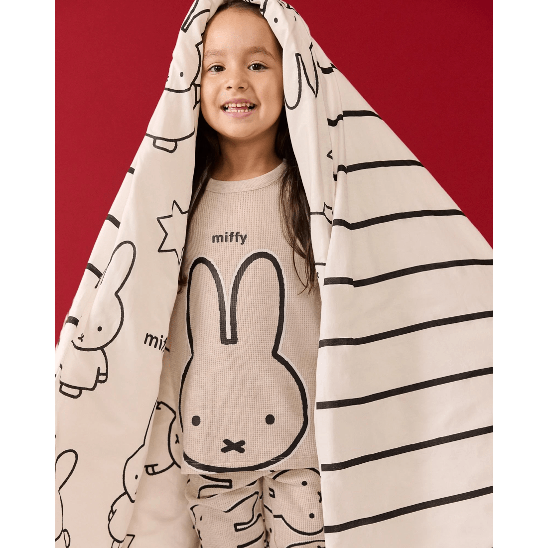 3 Miffy Kids Quilt Cover Set - White, 3 of 4