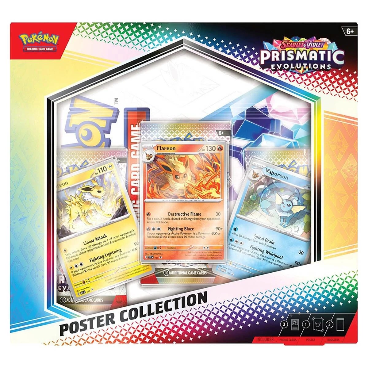 2 Pokemon Trading Card Game: Scarlet & Violet Prismatic Evolutions Poster Collection, 2 of 6