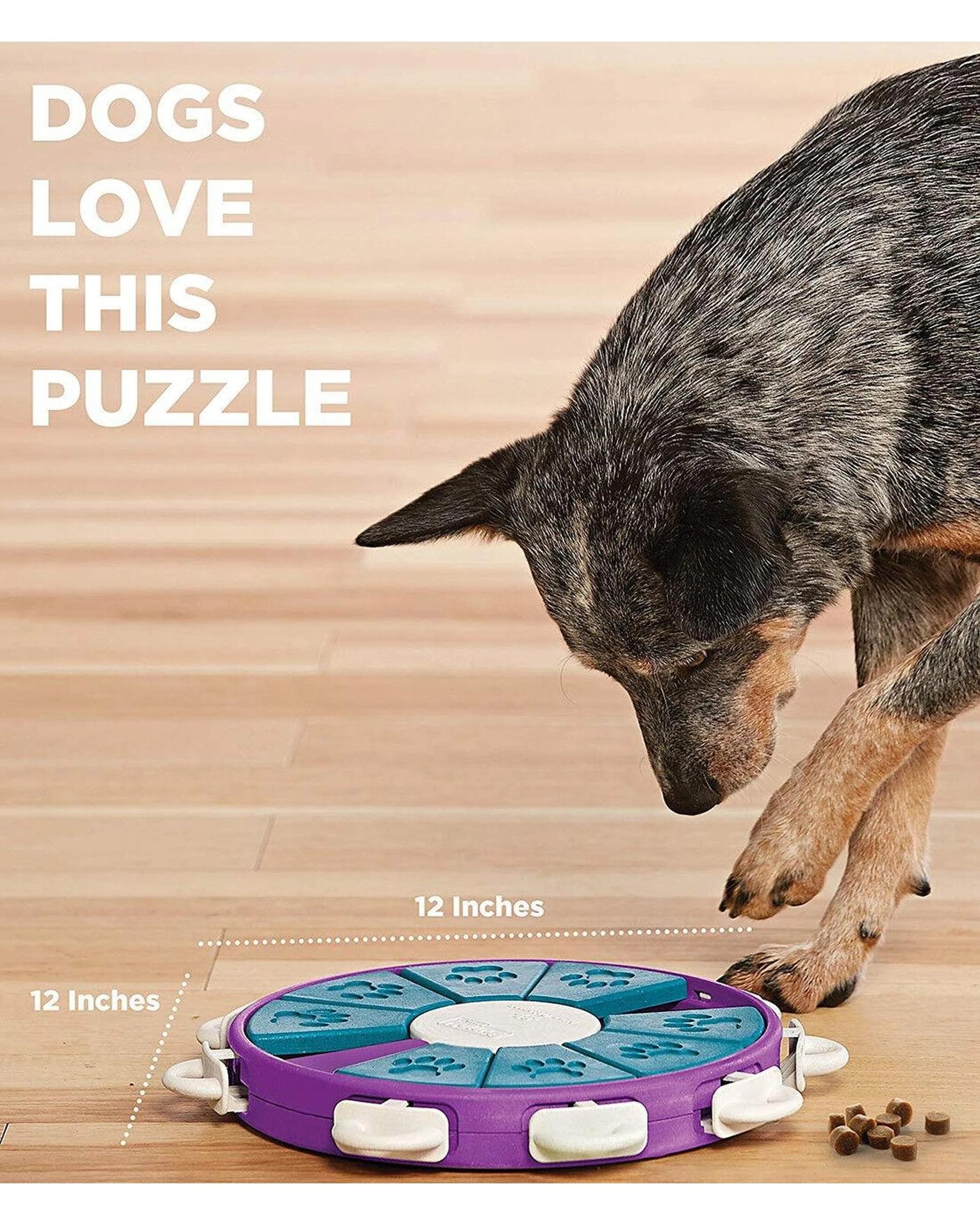 5 Outward Hound Nina Ottosson Dog Twister Interactive Play Dog Toy Purple, 5 of 8