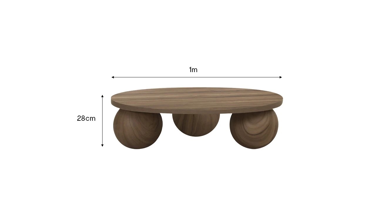 8 Charles Large Coffee Table - Walnut, 8 of 8