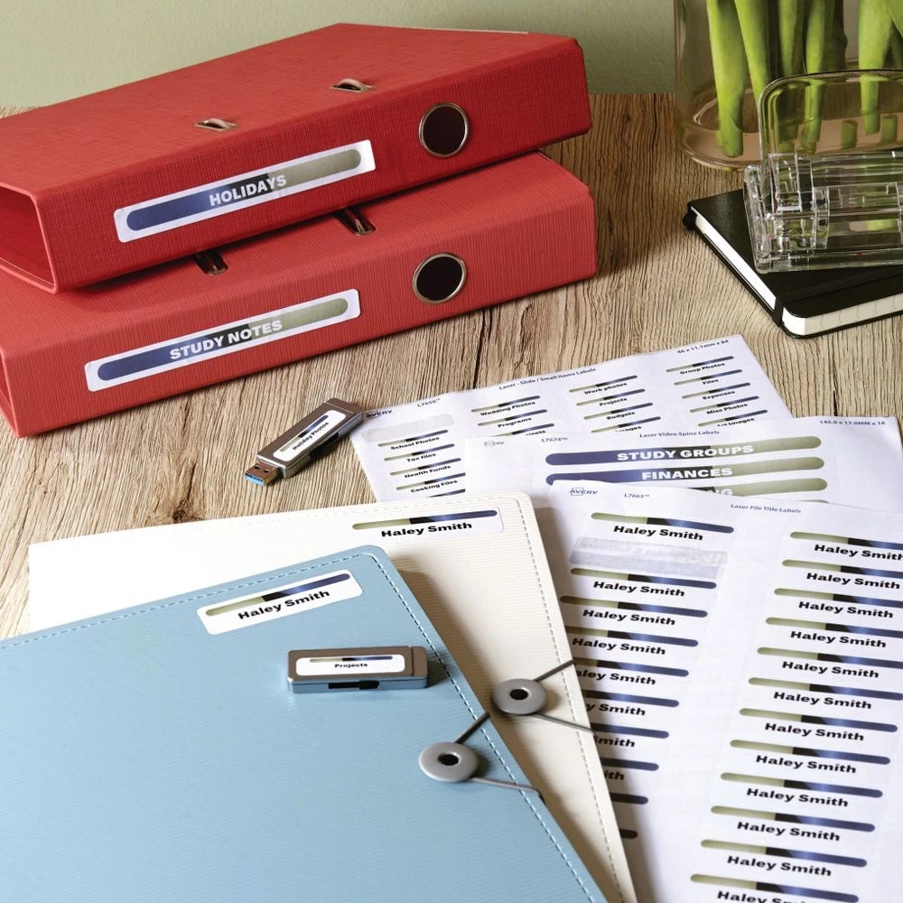 4 Avery 84UP Laser Mini Labels White 25 Sheets, 4 of 5