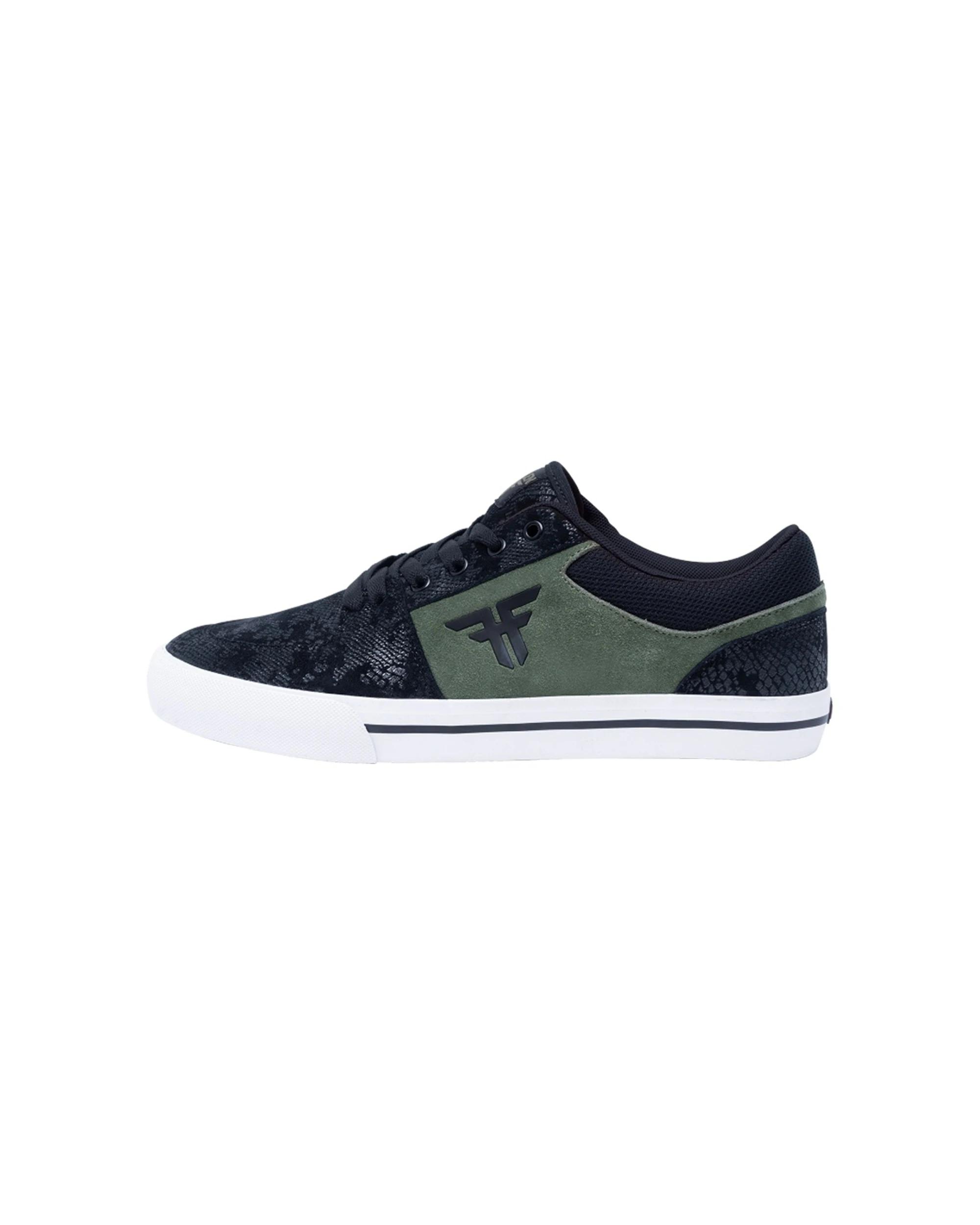 1 Fallen Footwear Men Patriot Classic Cupsole Skate Sneaker Cupsole FLX Tech BLACK/FOREST/SNAKE, 1 of 5