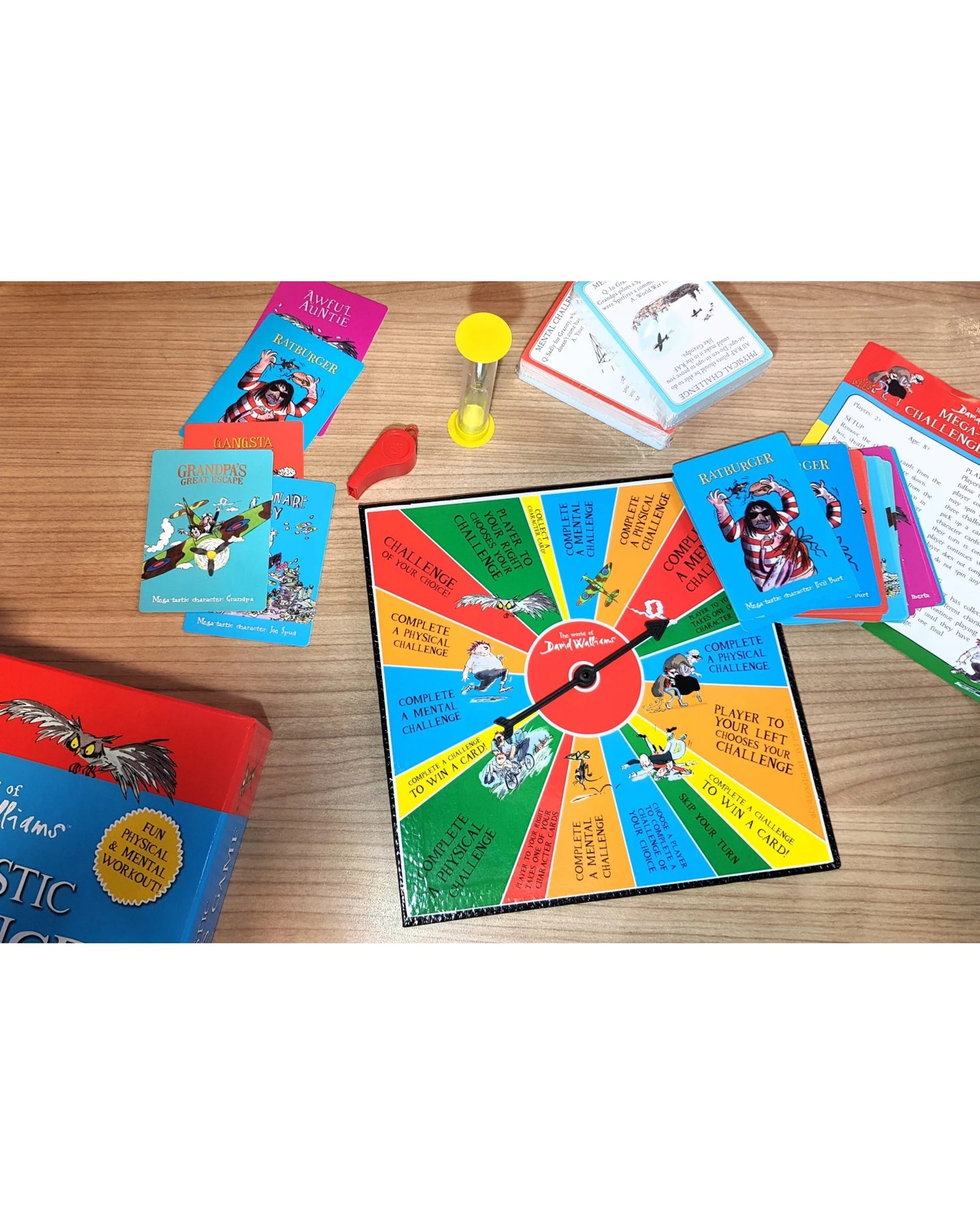 2 David Walliams Mega-Tastic Challenges Board Game - Multi, 2 of 3