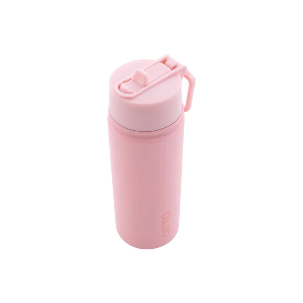 2 Otto Pastel Stainless Steel Dbl Walled Drink Btl 500mL Pink, 2 of 2